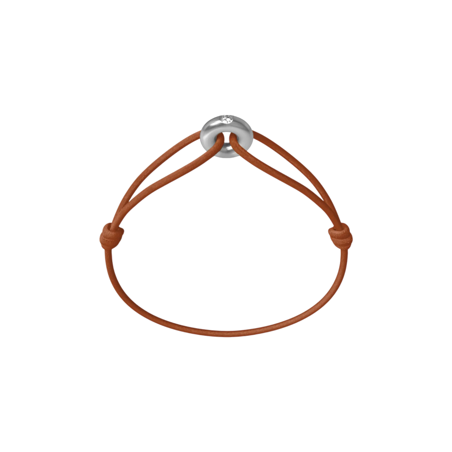 Mini Silver Soho Diamond Cord Bracelet - Image 15