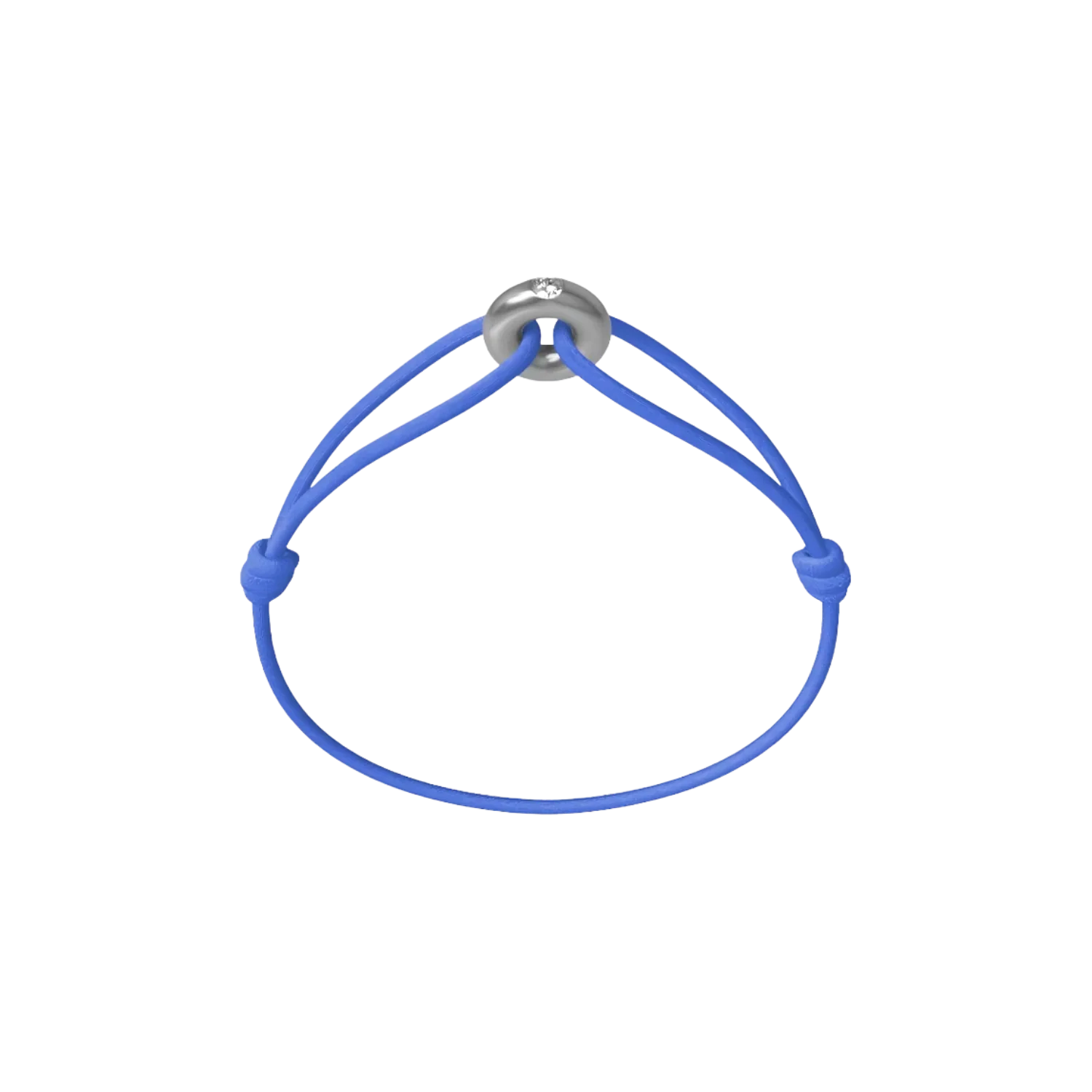 Mini Silver Soho Diamond Cord Bracelet - Image 18
