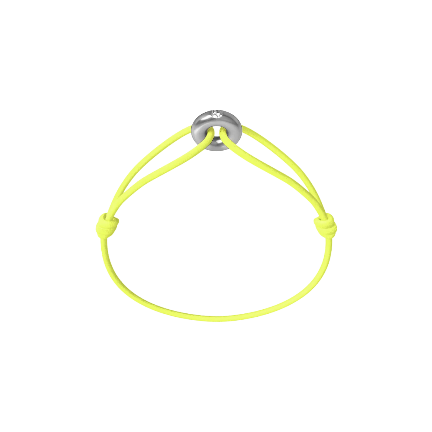Mini Silver Soho Diamond Cord Bracelet - Image 20