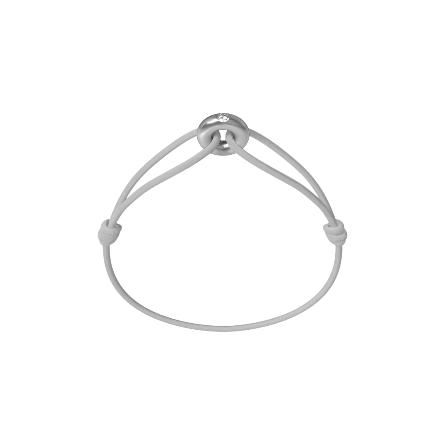 Mini Silver Soho Diamond Cord Bracelet - Image 27
