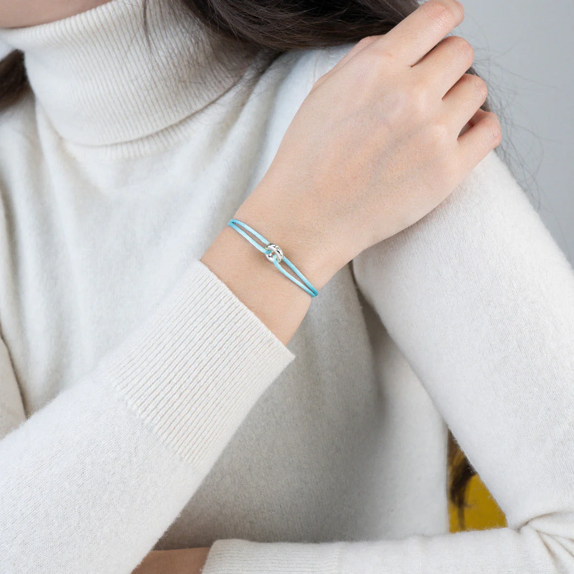 Mini Silver Soho Diamond Cord Bracelet - Image 31