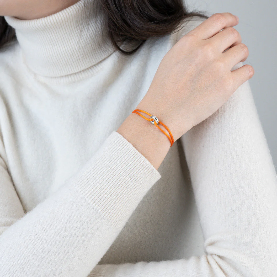 Mini Silver Soho Diamond Cord Bracelet - Image 39