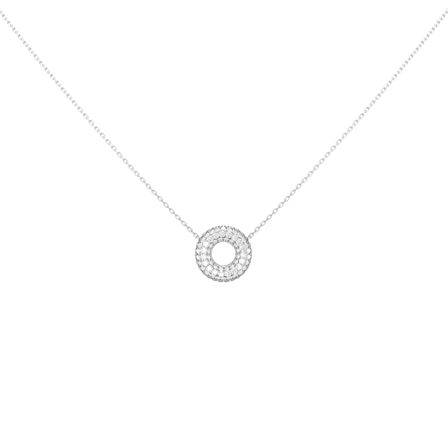 Mini Soho Pavé Necklace - Image 2