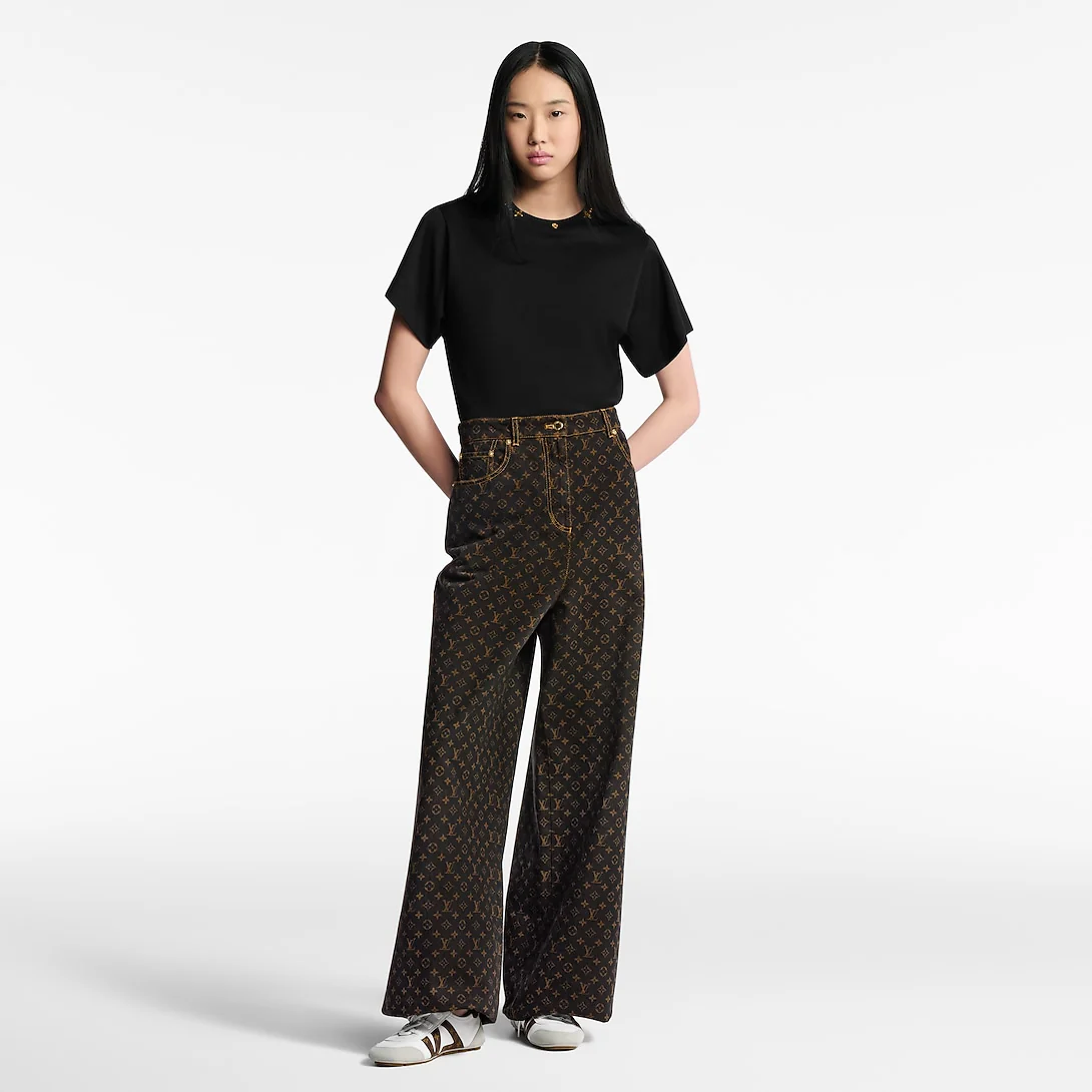 Monogram Straight Cut Jeans - Image 2