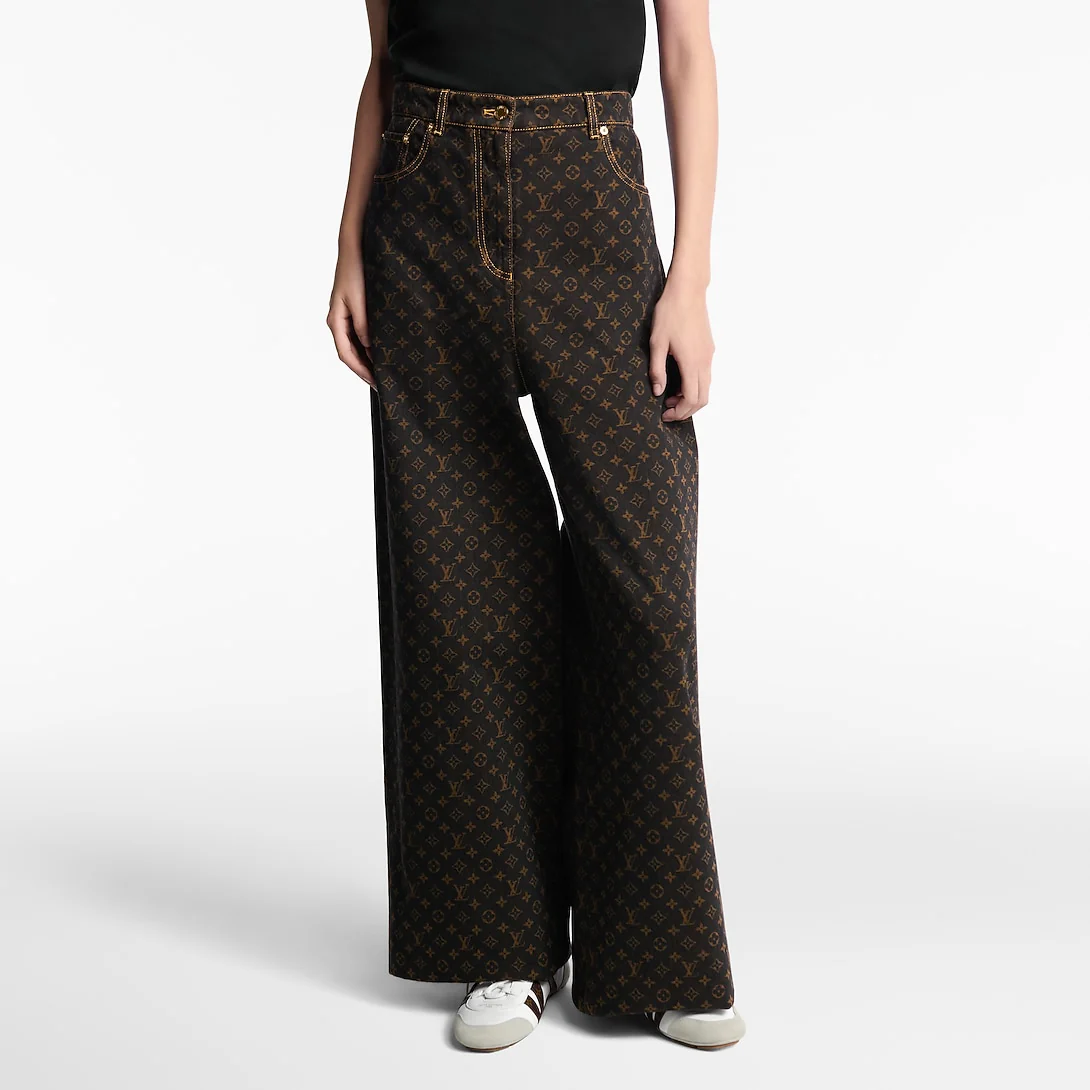 Monogram Straight Cut Jeans - Image 3