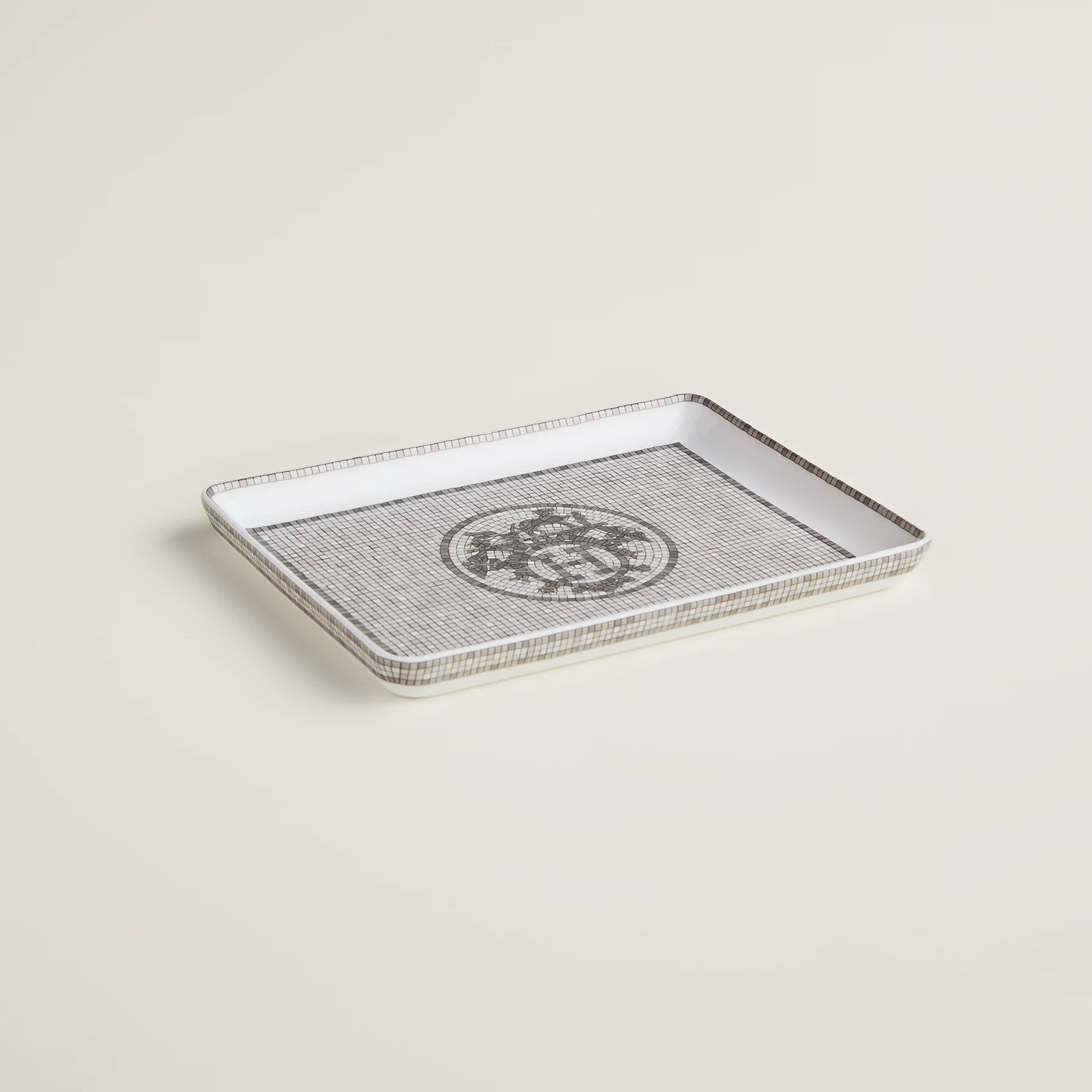 Mosaique Au 24 Platinum Tray, Small Model - Image 3