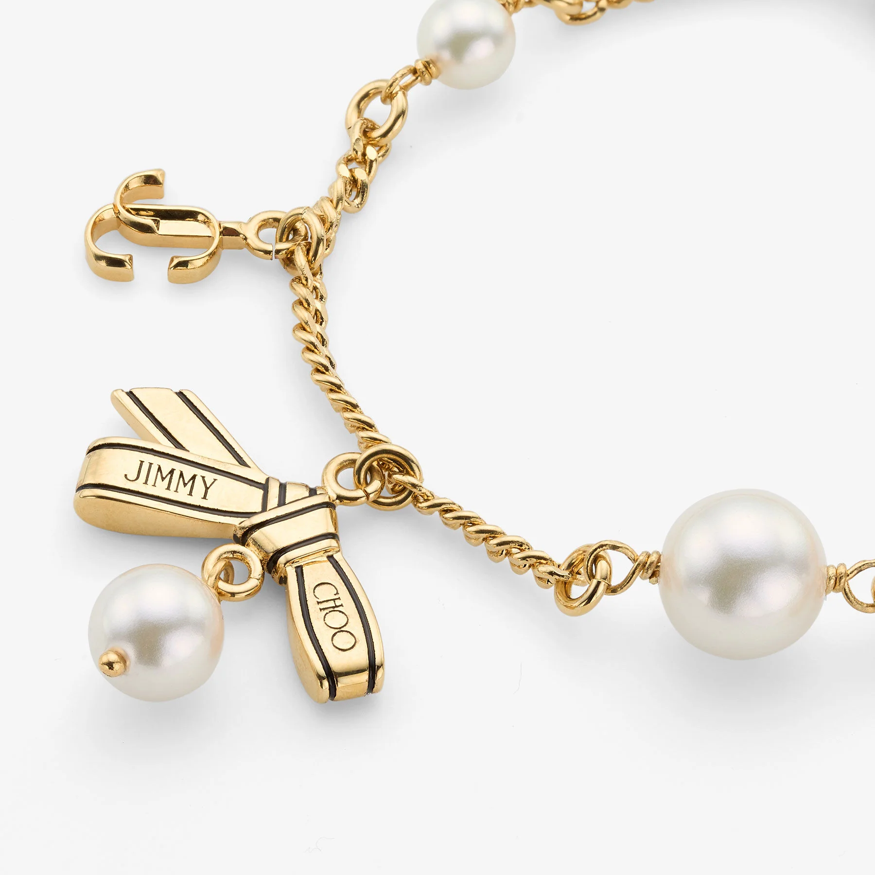 Multi Charm Ribbon Bracelet - Image 2