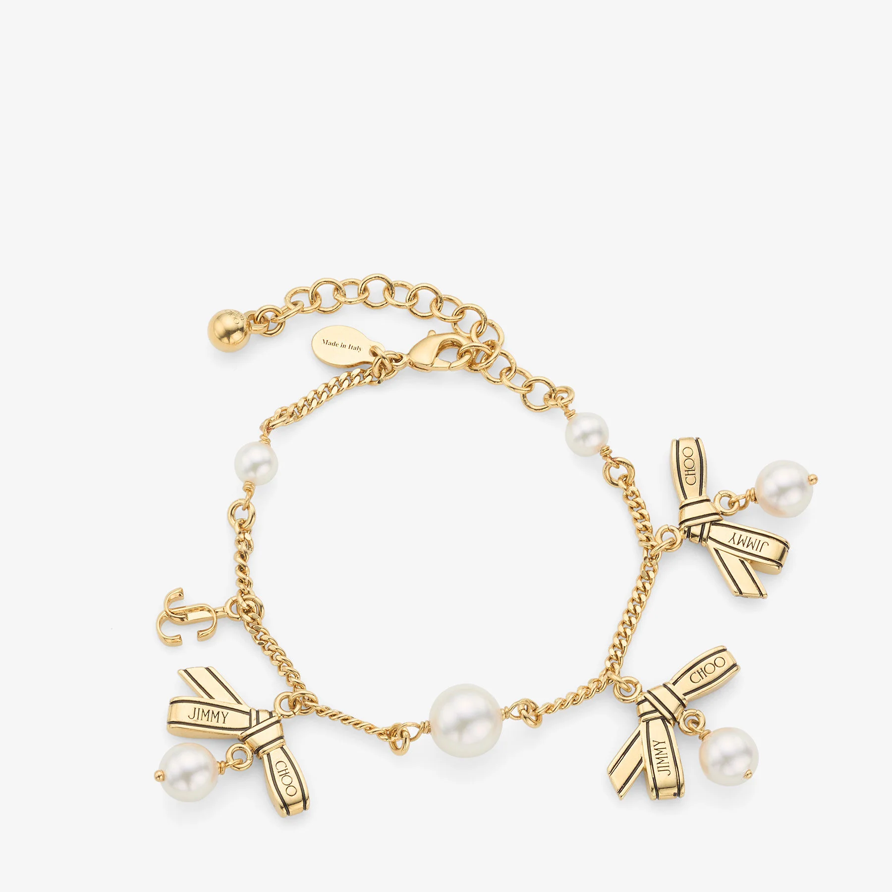 Multi Charm Ribbon Bracelet - Image 3