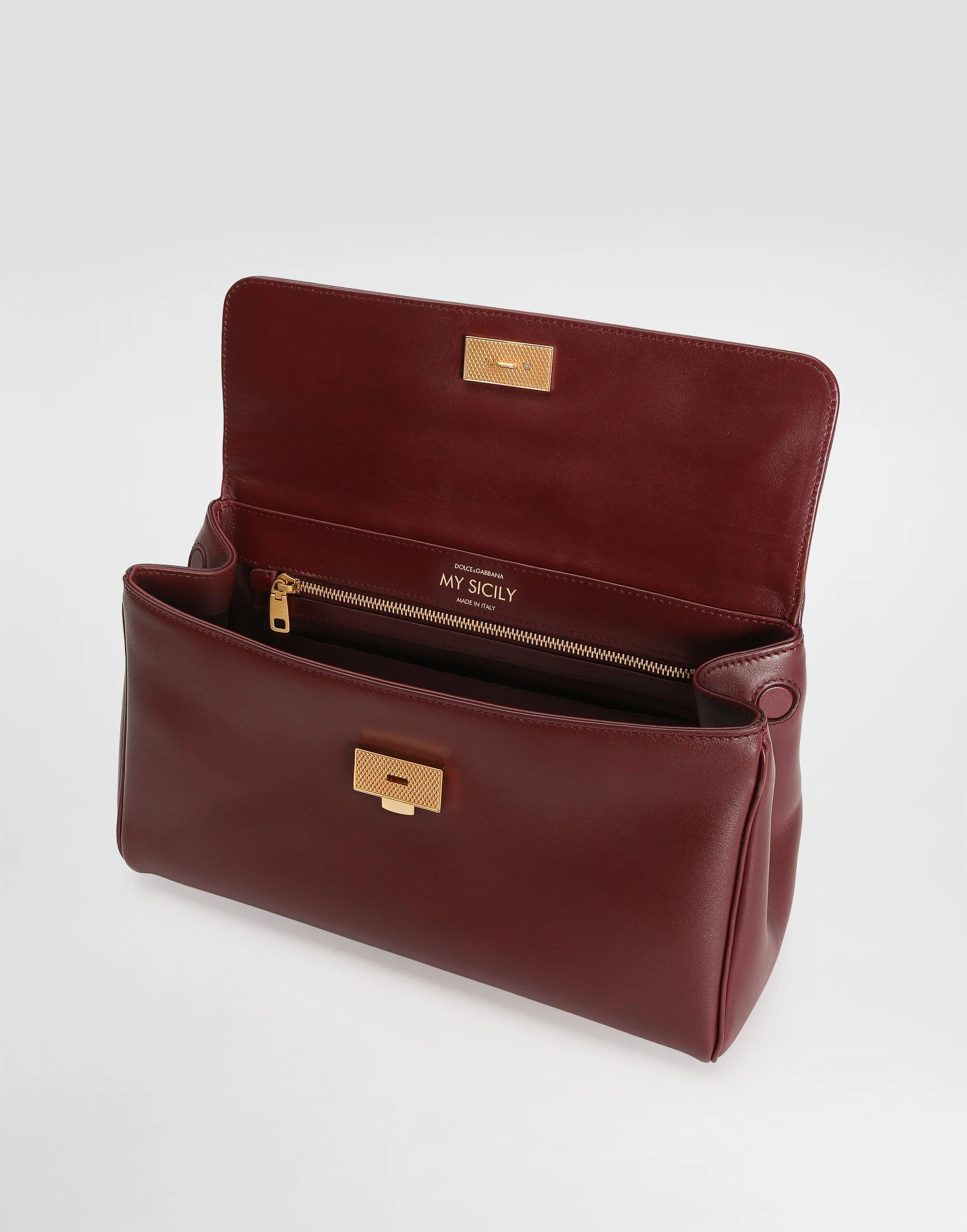 My Sicily Handbag In Plongé Calfskin - Image 11