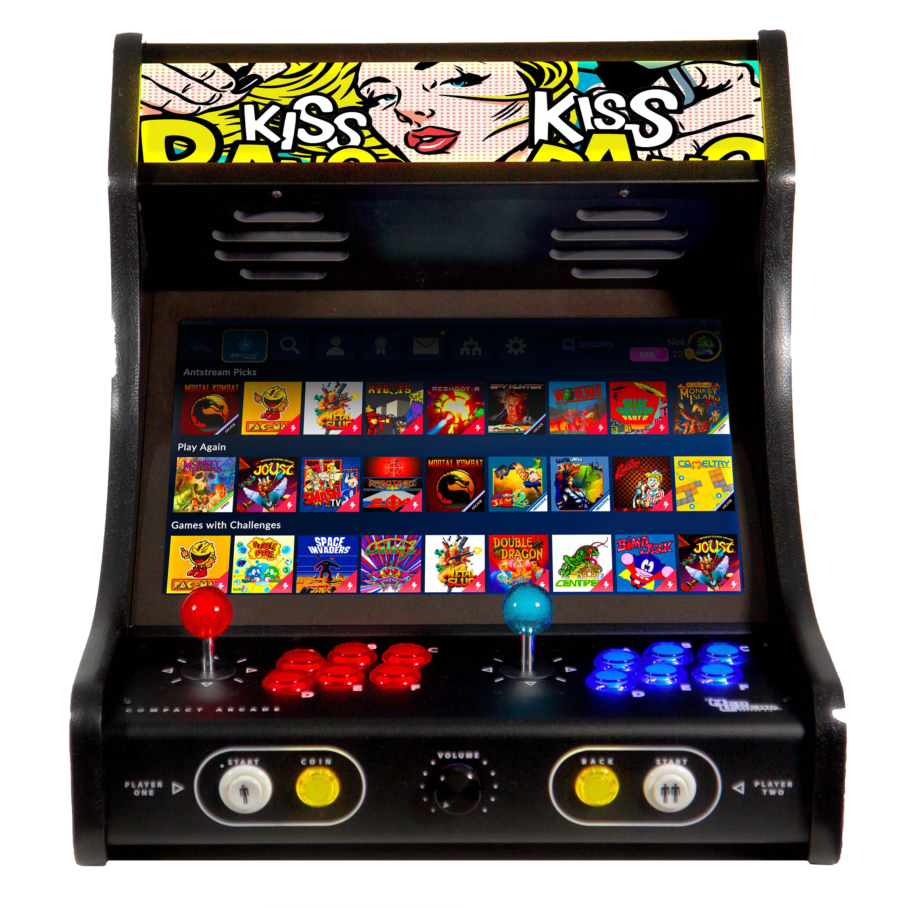 Neo Legend Compact Arcade - Kiss Kiss Bang Bang artwork by Butcher Billy - Image 3