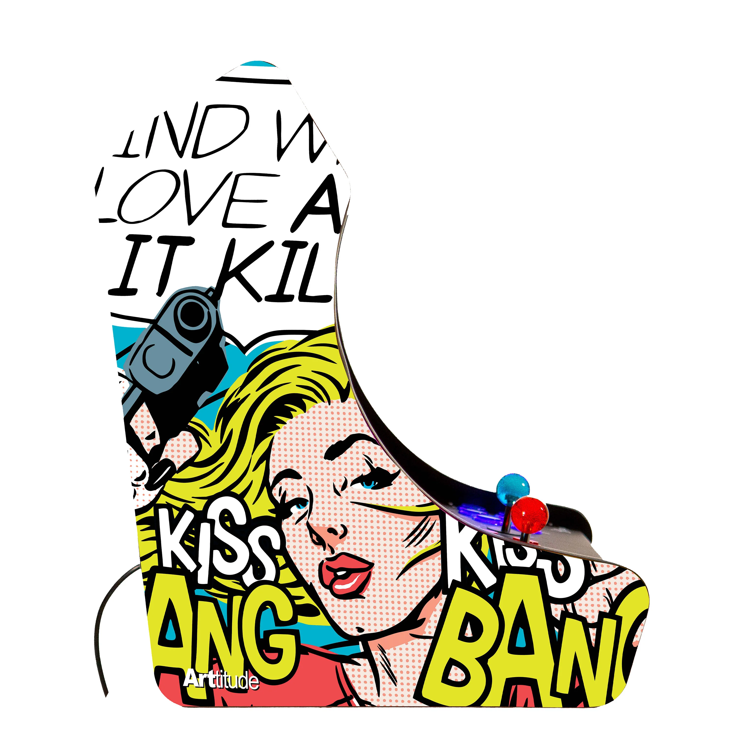 Neo Legend Compact Arcade - Kiss Kiss Bang Bang artwork by Butcher Billy - Image 6
