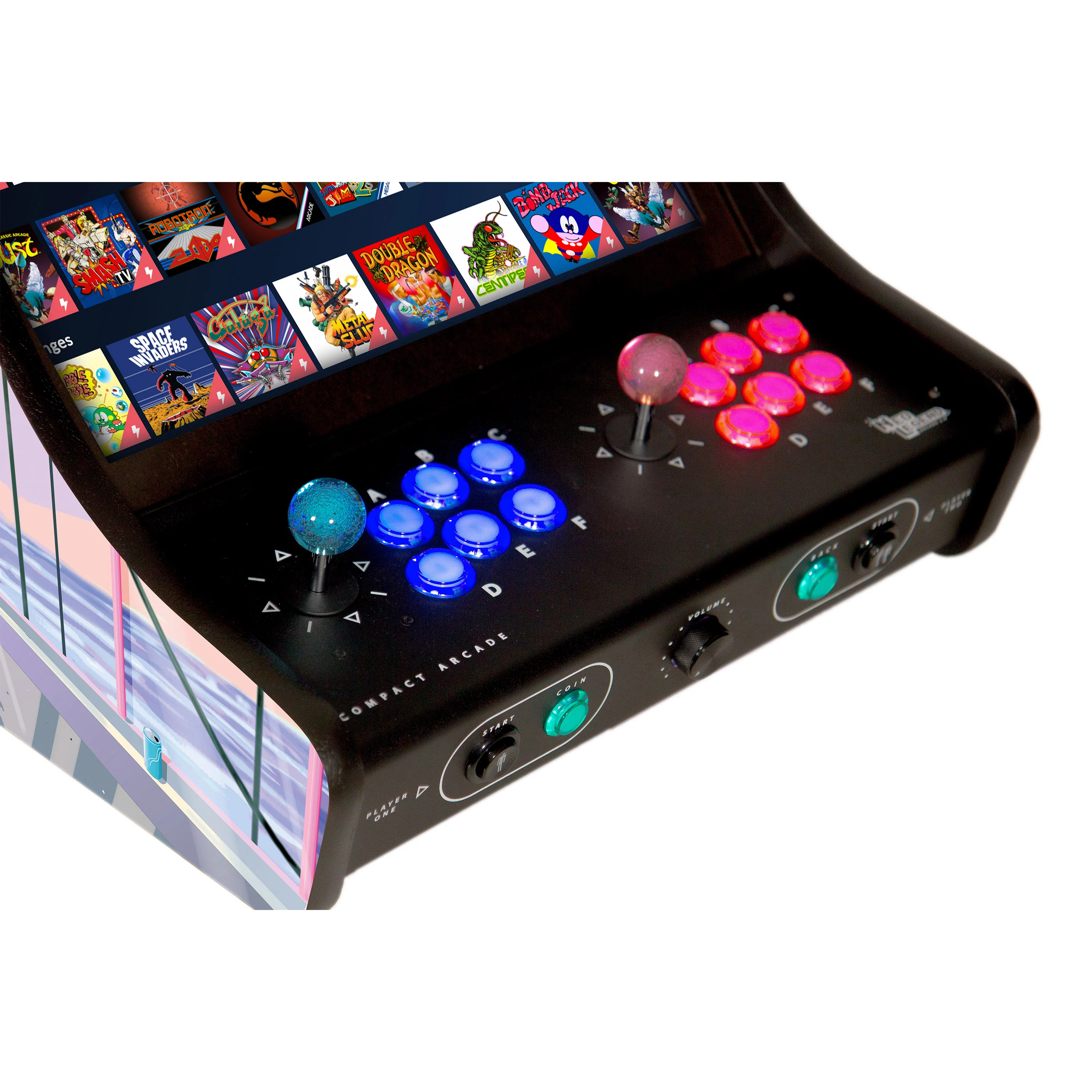 Neo Legend Compact Arcade - Miami Palm artwork by Yoko Honda - Image 5