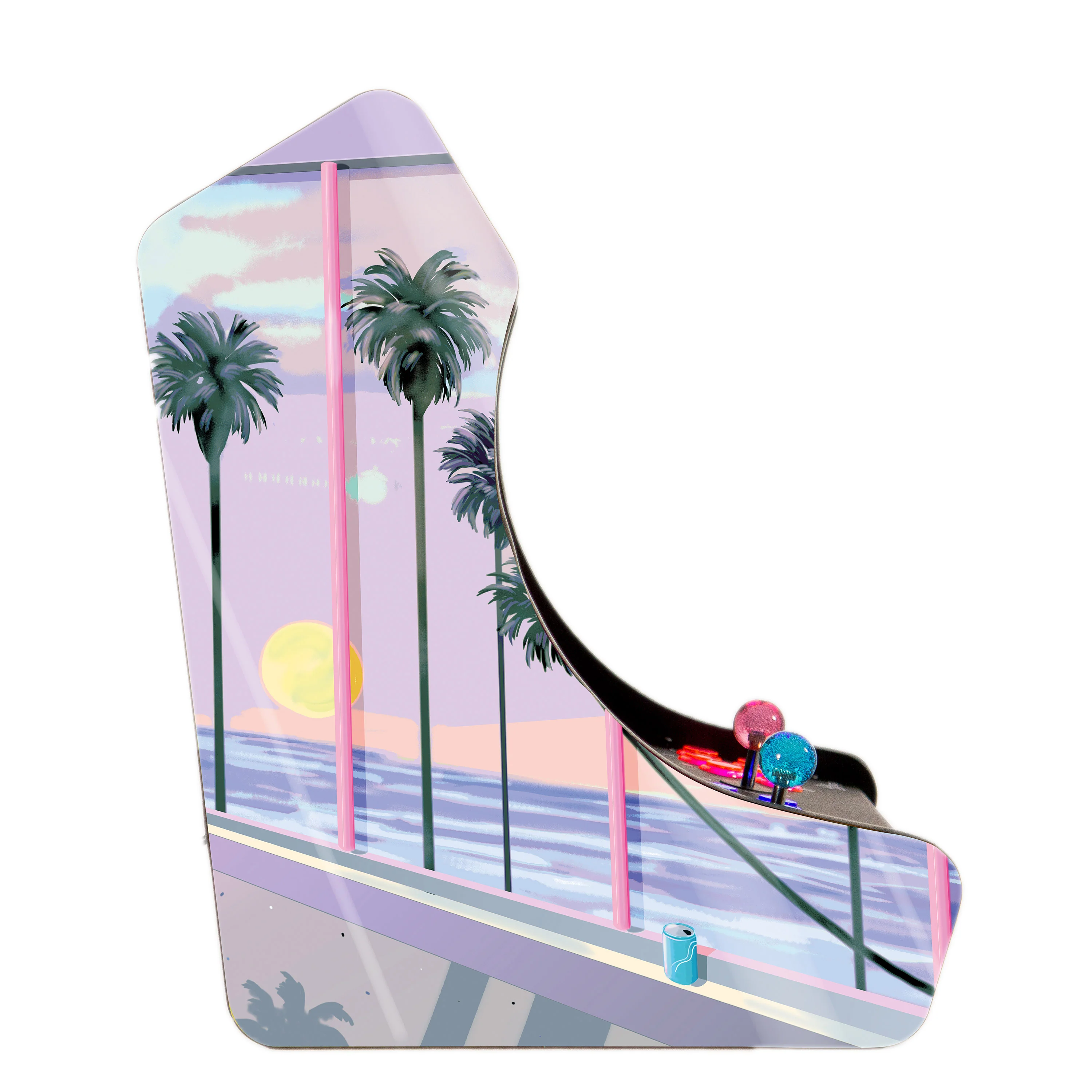 Neo Legend Compact Arcade - Miami Palm artwork by Yoko Honda - Image 6