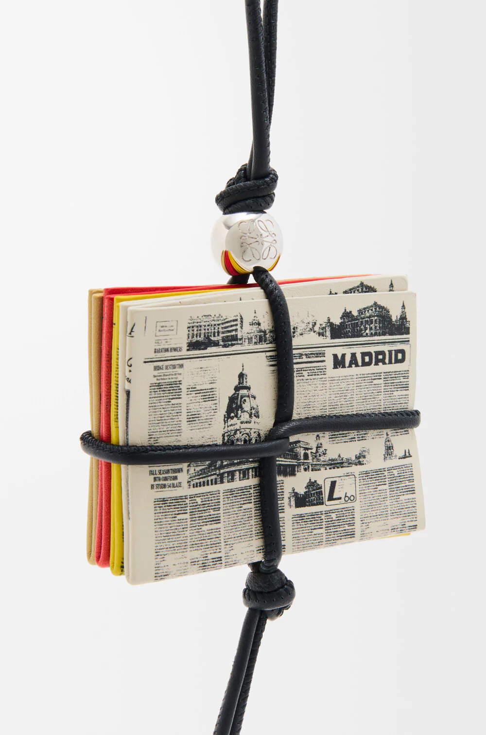 Newspaper Charm In Calfskin - Image 2
