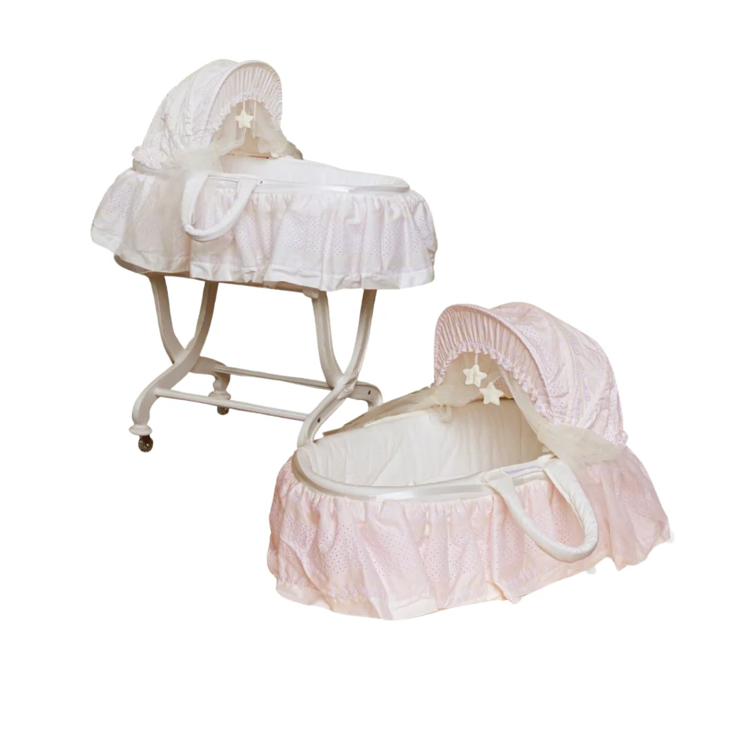 Notte Luxury Moses Basket By Savio Firmino - Blue - Image 2