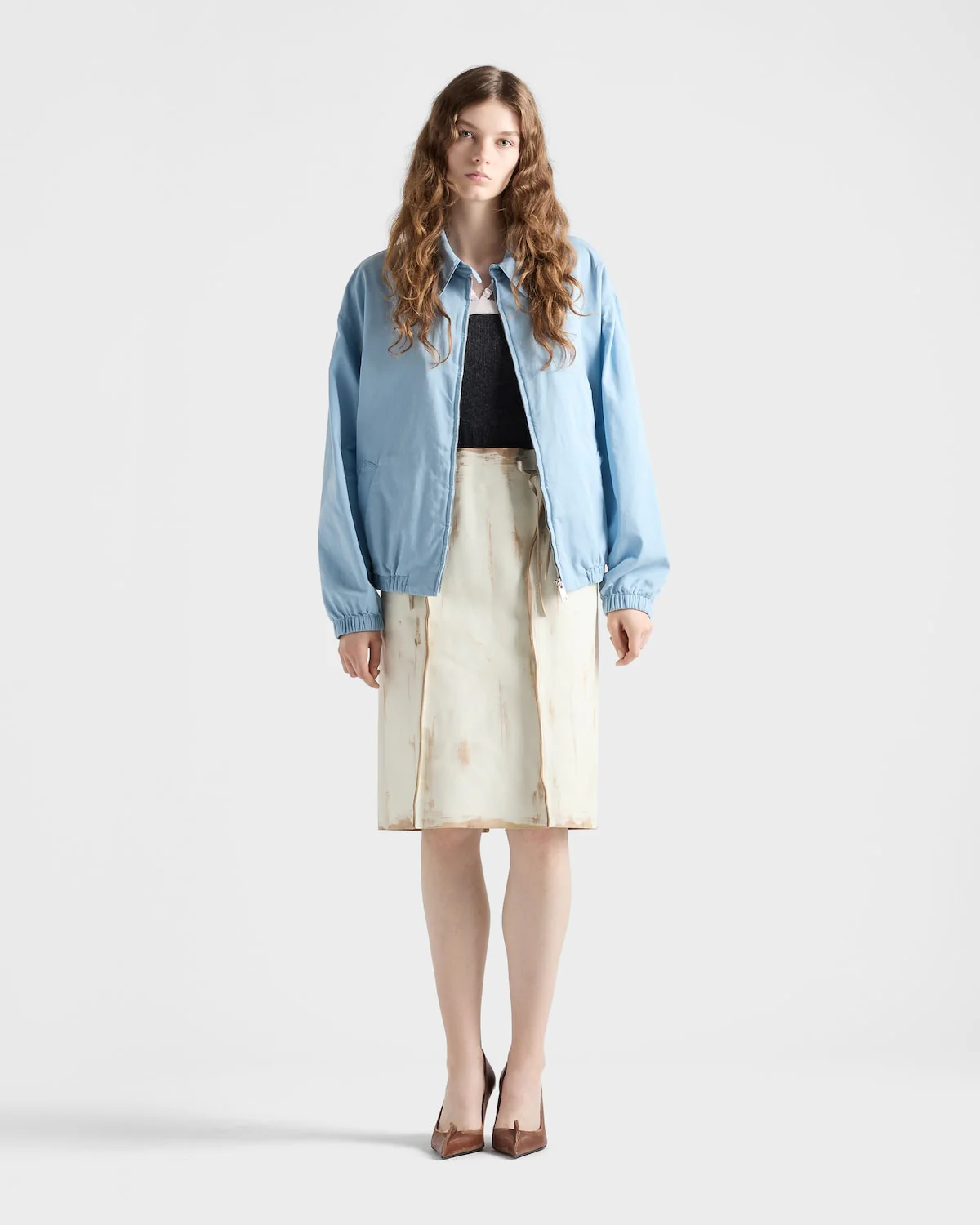 Old Gabardine Blouson Jacket - Image 2