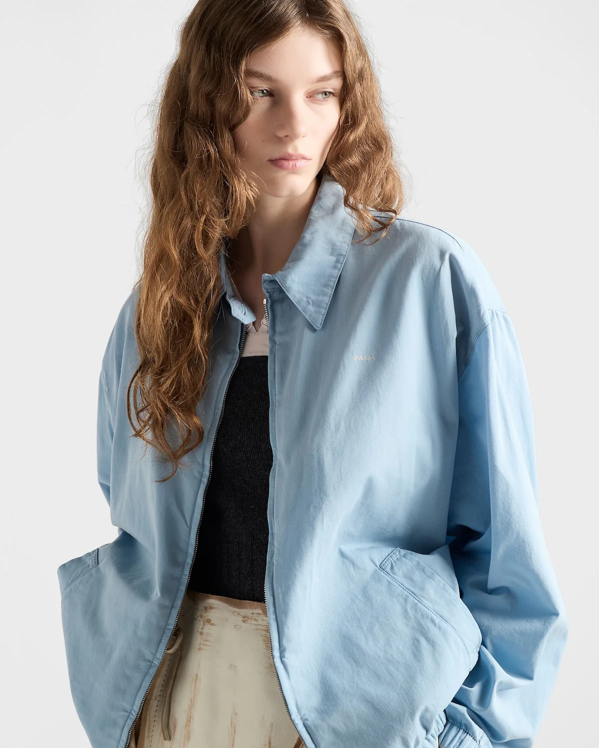Old Gabardine Blouson Jacket - Image 3