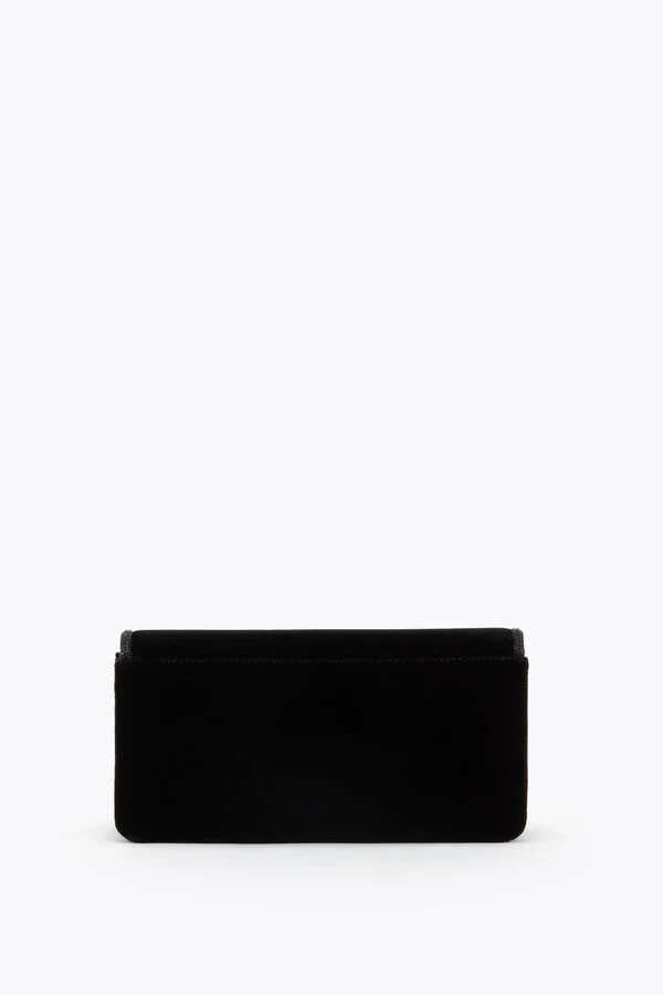 Onda Black Velvet Clutch - Image 4