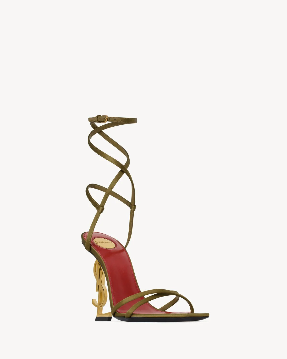Opyum Sandals In Satin Crepe - Image 3