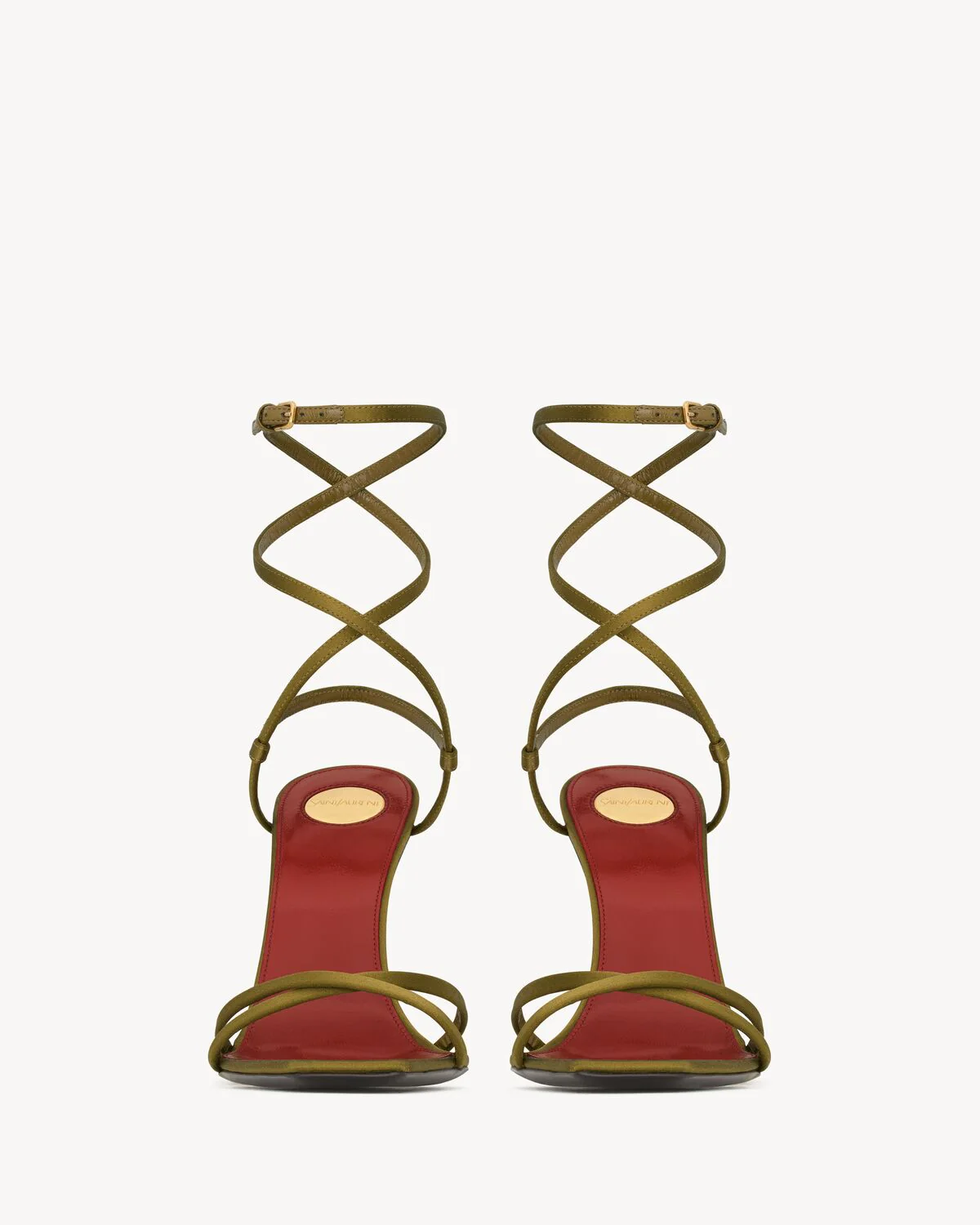 Opyum Sandals In Satin Crepe - Image 4