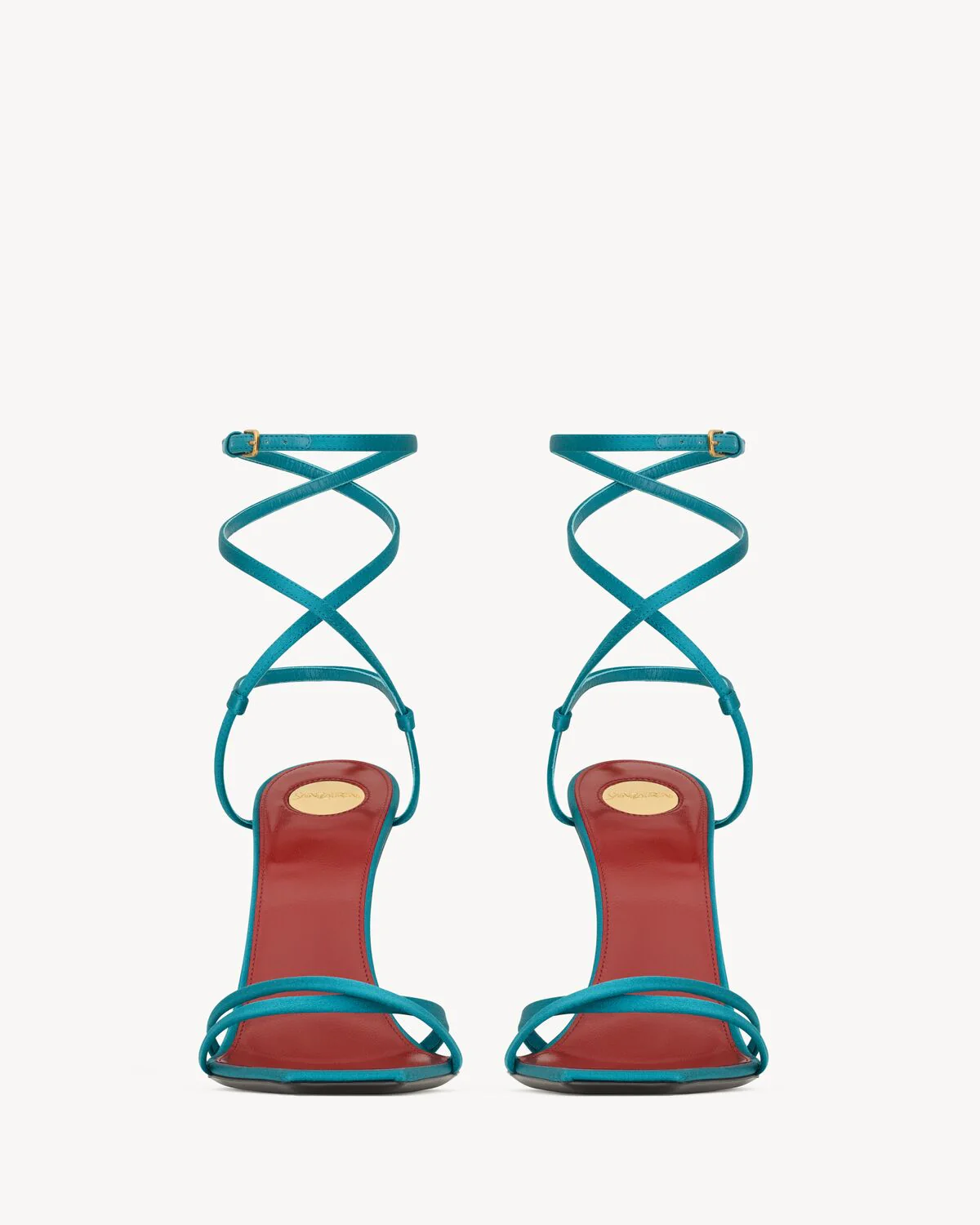 Opyum Sandals In Satin Crepe - Image 8