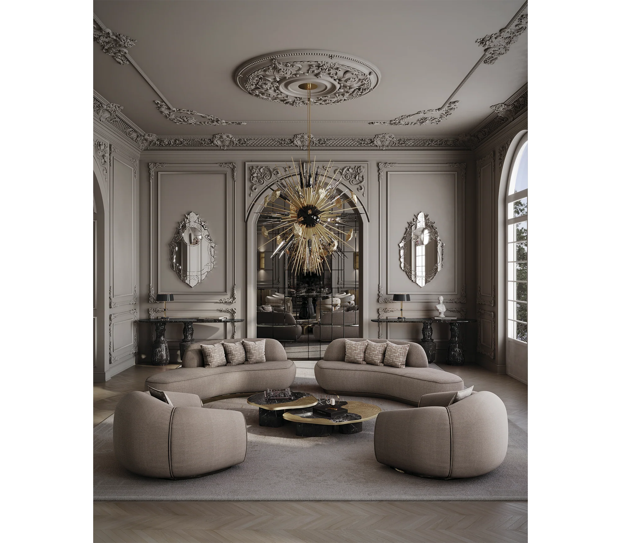 Outburst Black Chandelier - Image 2