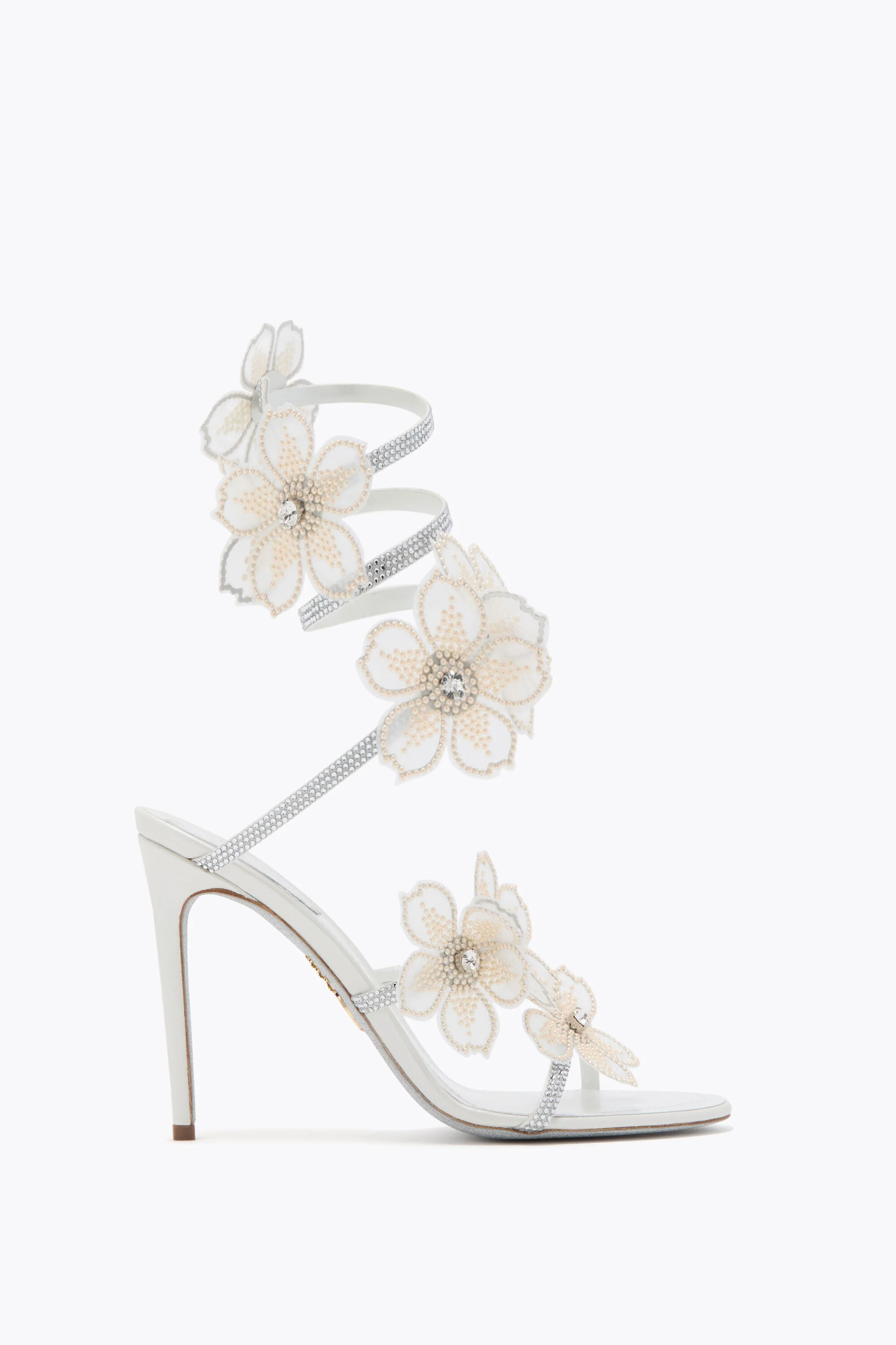 Peach Flower Burgundy Sandal 105 - Image 5