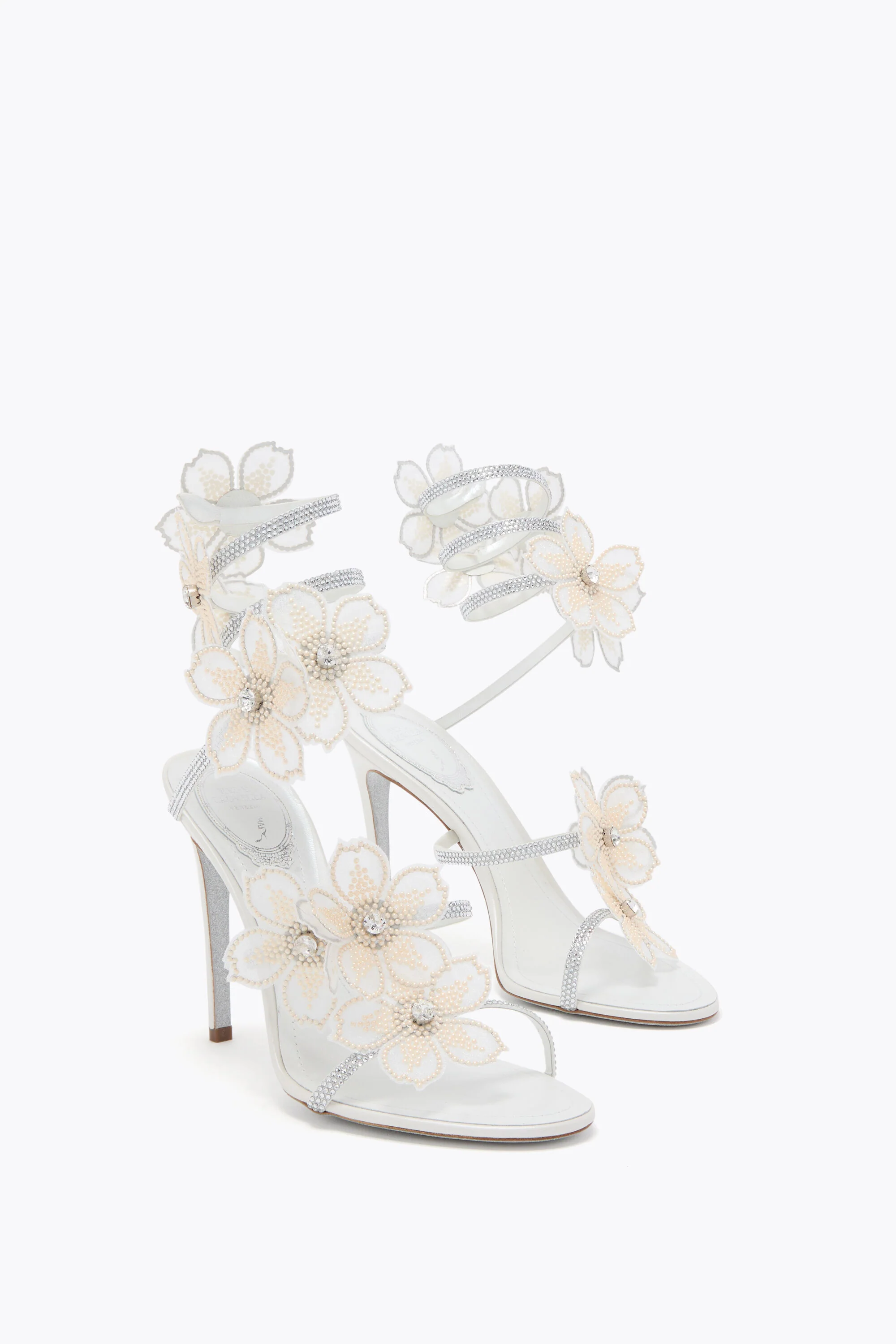Peach Flower Burgundy Sandal 105 - Image 6