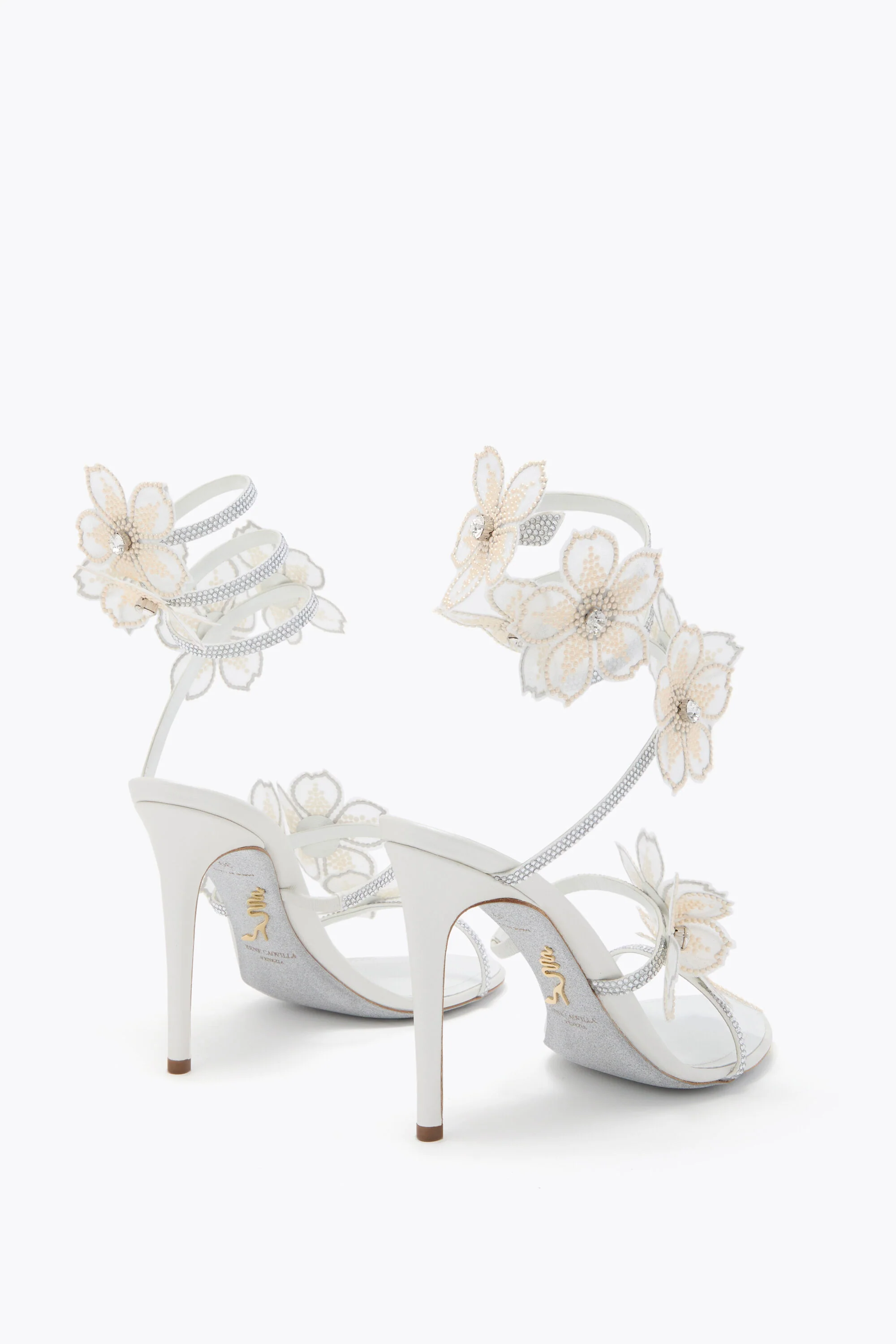 Peach Flower Burgundy Sandal 105 - Image 7
