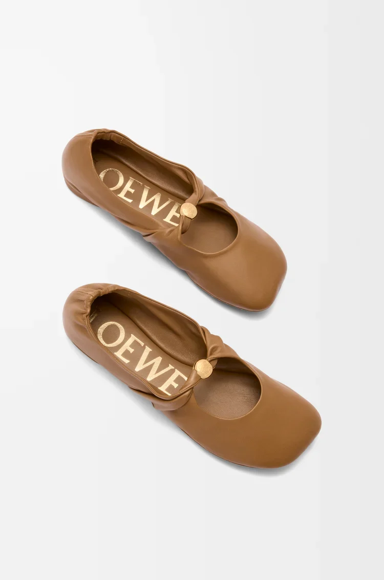 Pebble Soft Ballerina In Nappa Lambskin - Image 8