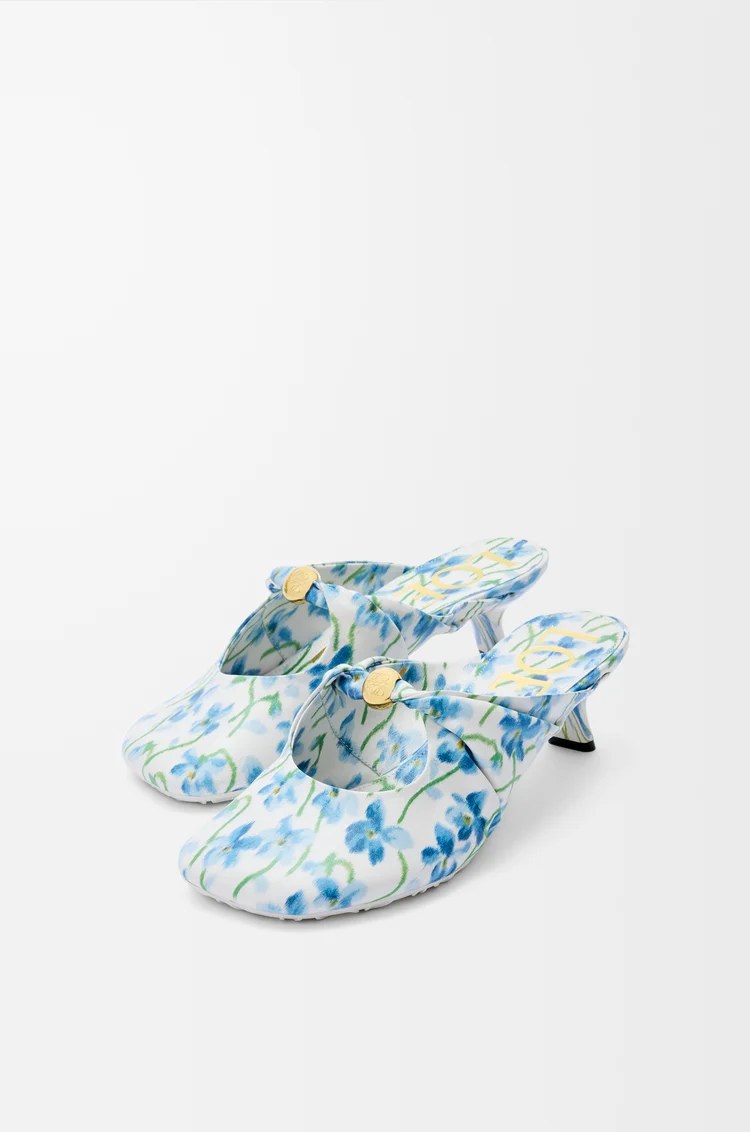 Pebble Soft Mule In Printed Nappa Lambskin - Image 3