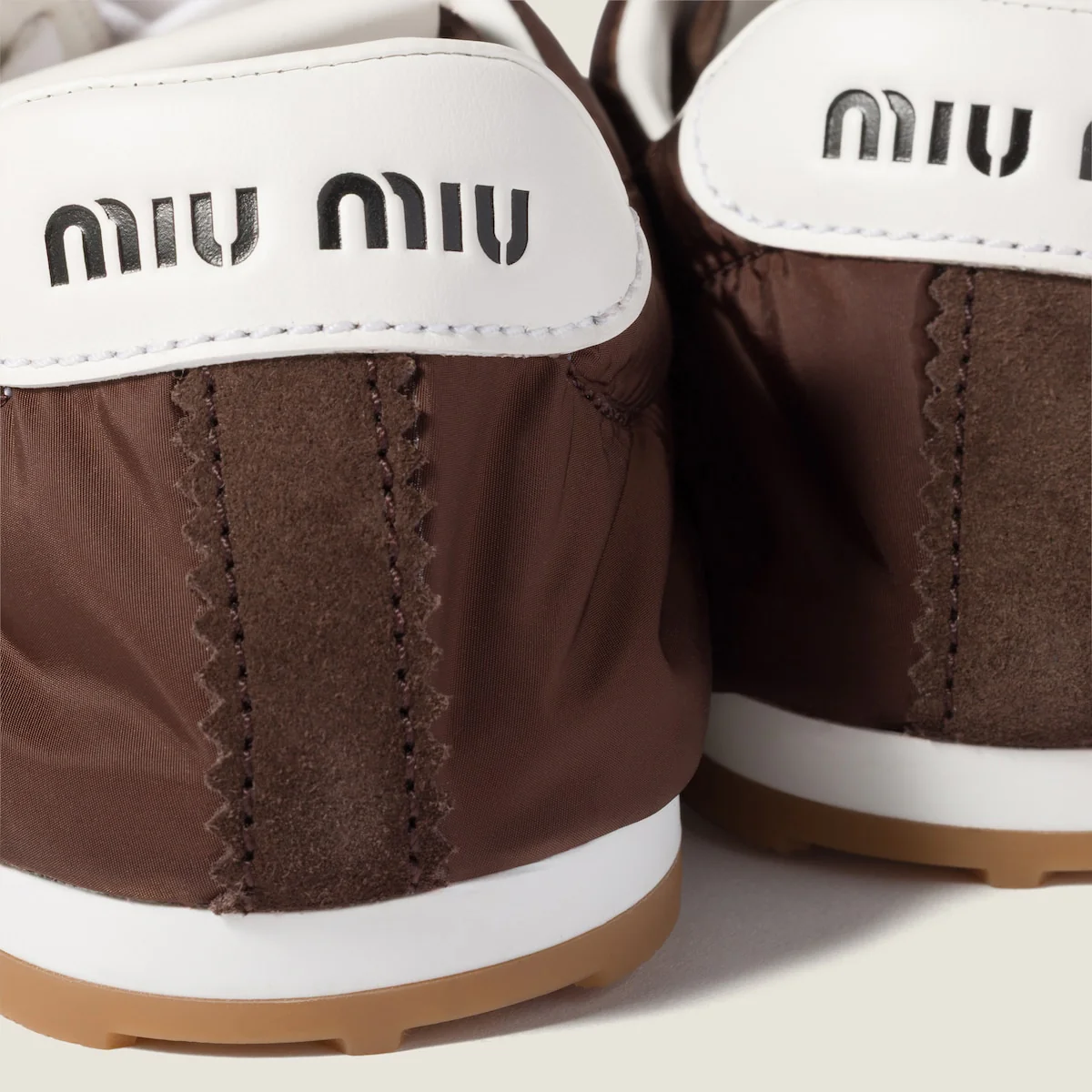 Plume Technical Fabric And Suede Sneakers - Image 3