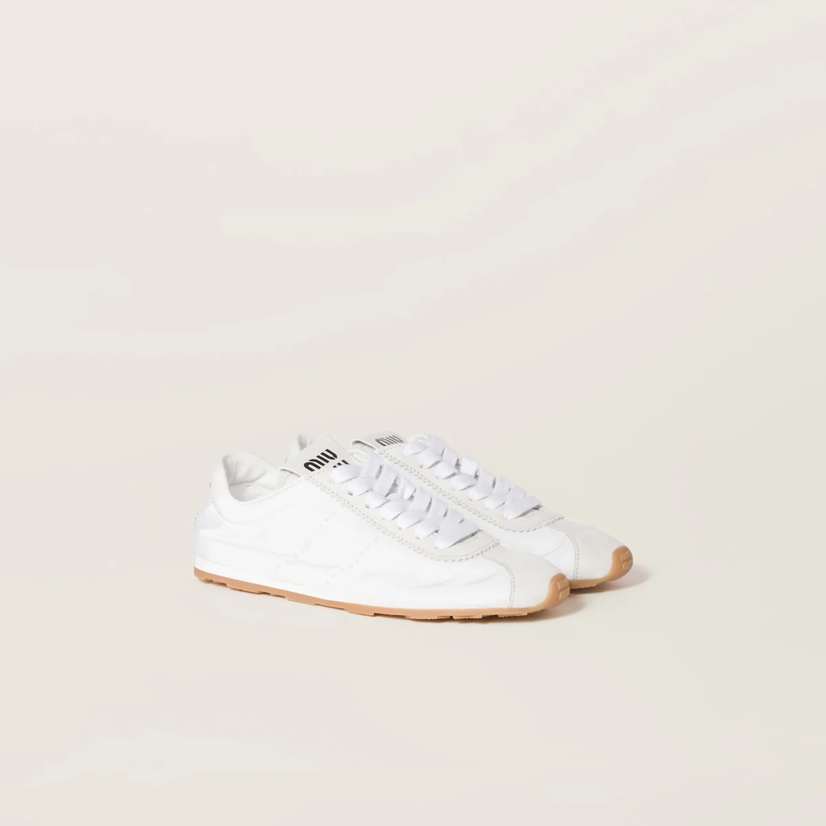 Plume Technical Fabric And Suede Sneakers - Image 5