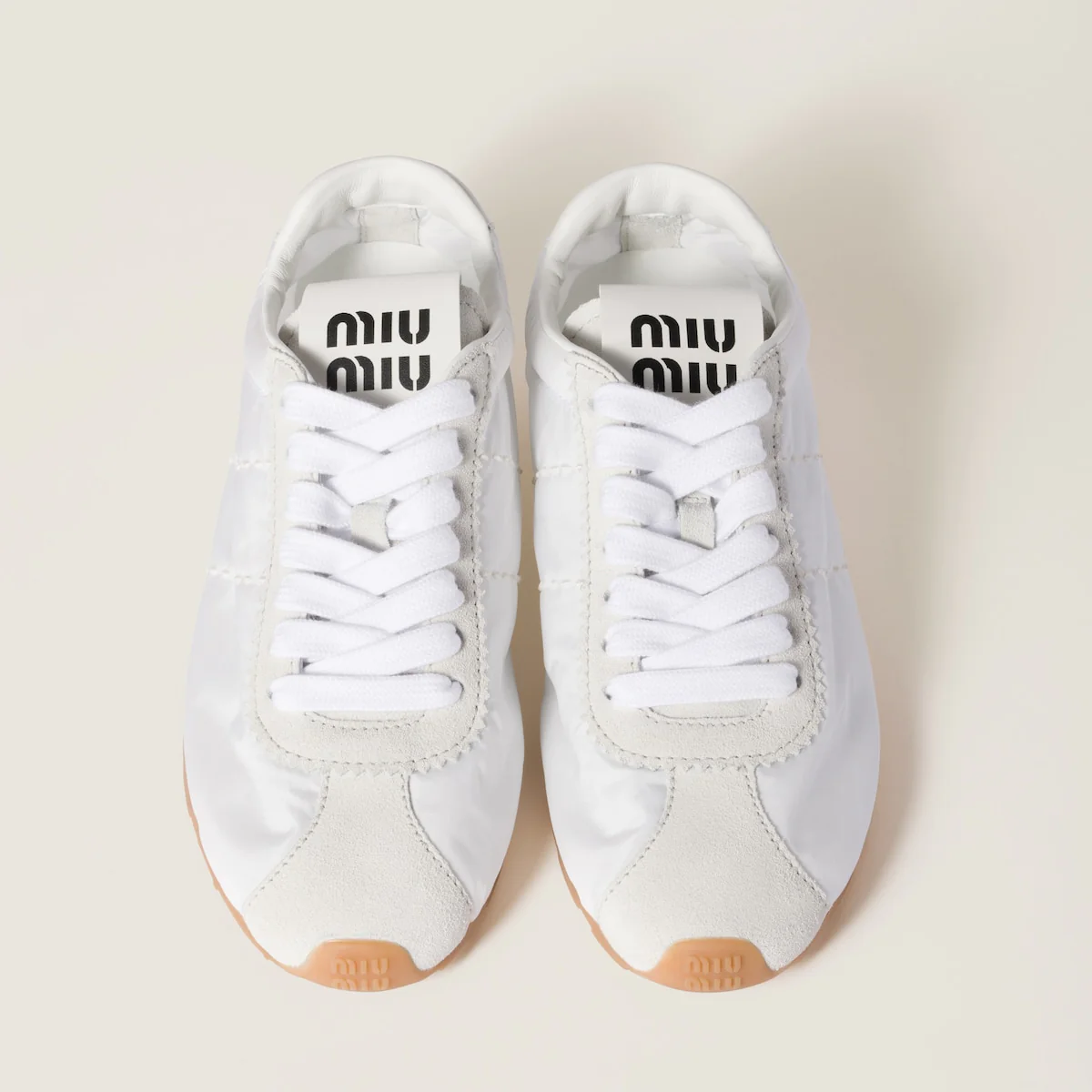 Plume Technical Fabric And Suede Sneakers - Image 8
