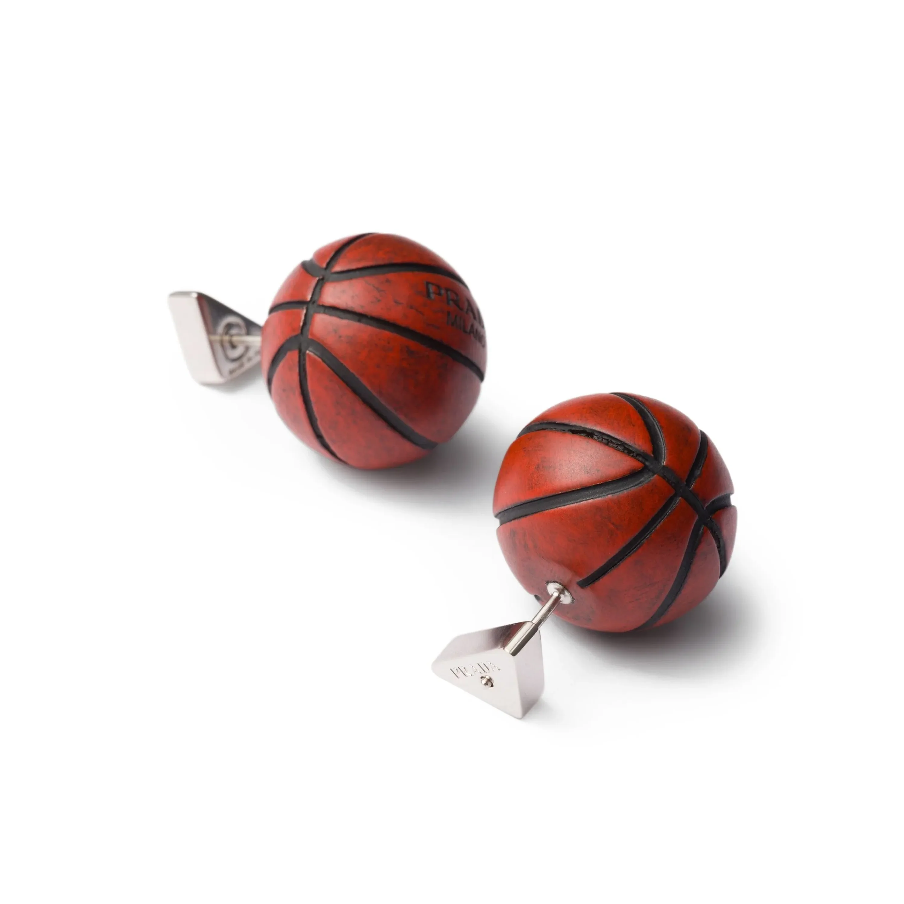 Prada Basketball Earrings - Image 2