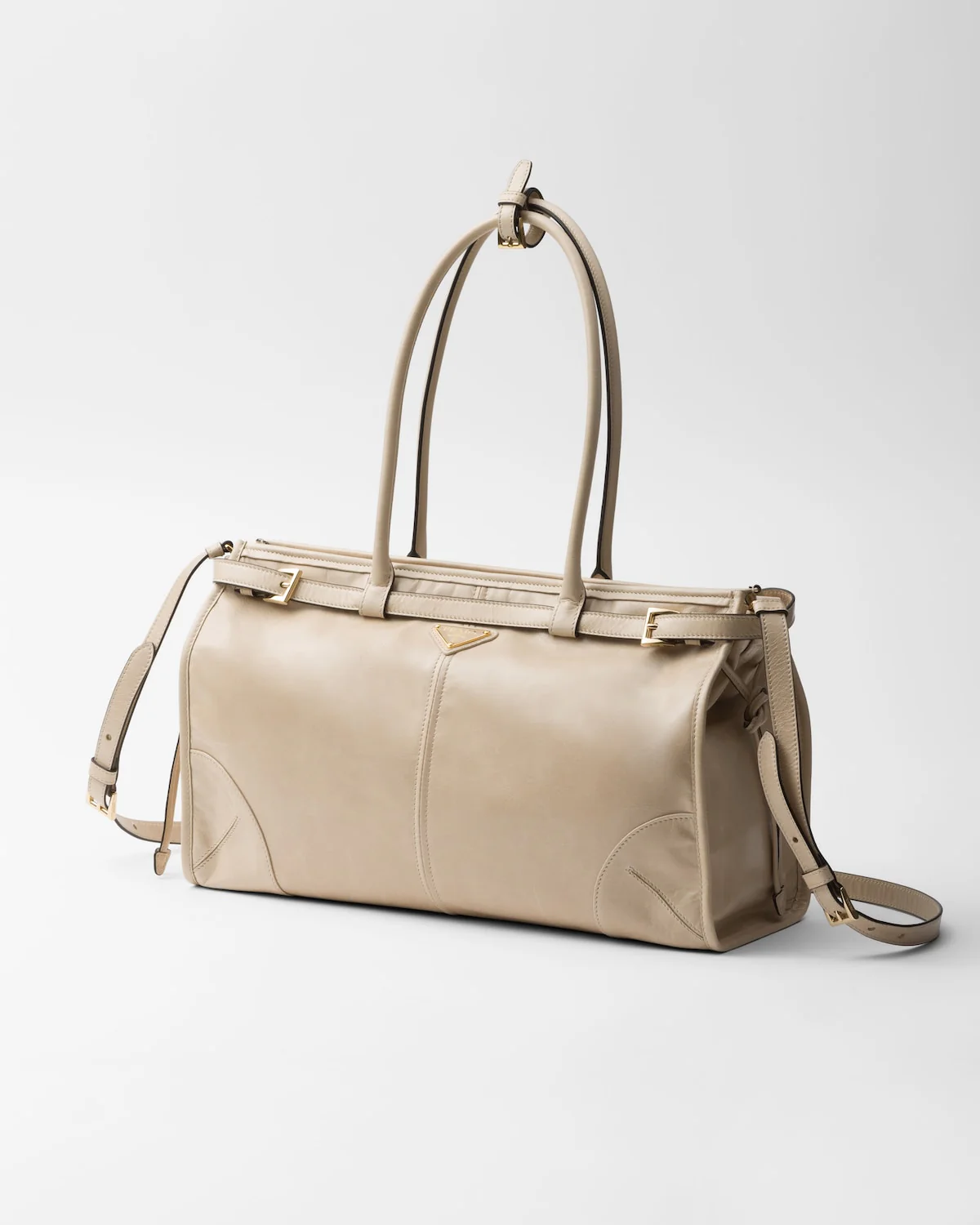 Prada Bonnie large leather handbag - Image 11