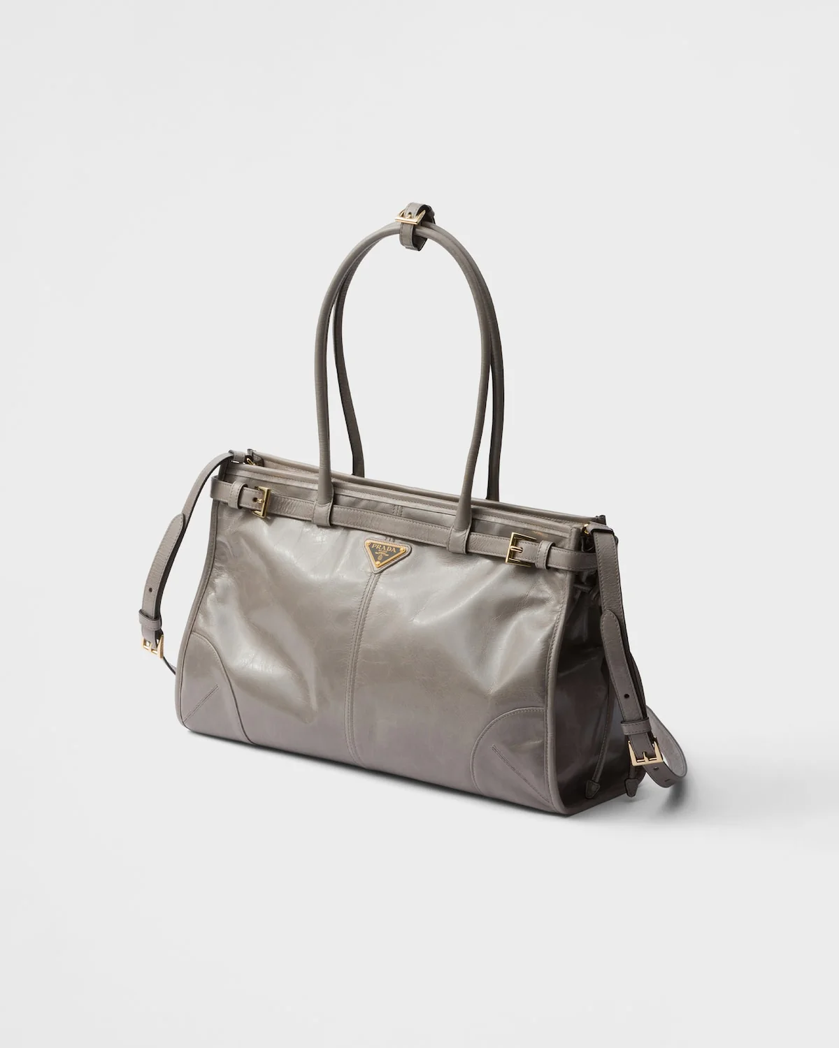 Prada Bonnie large leather handbag - Image 7