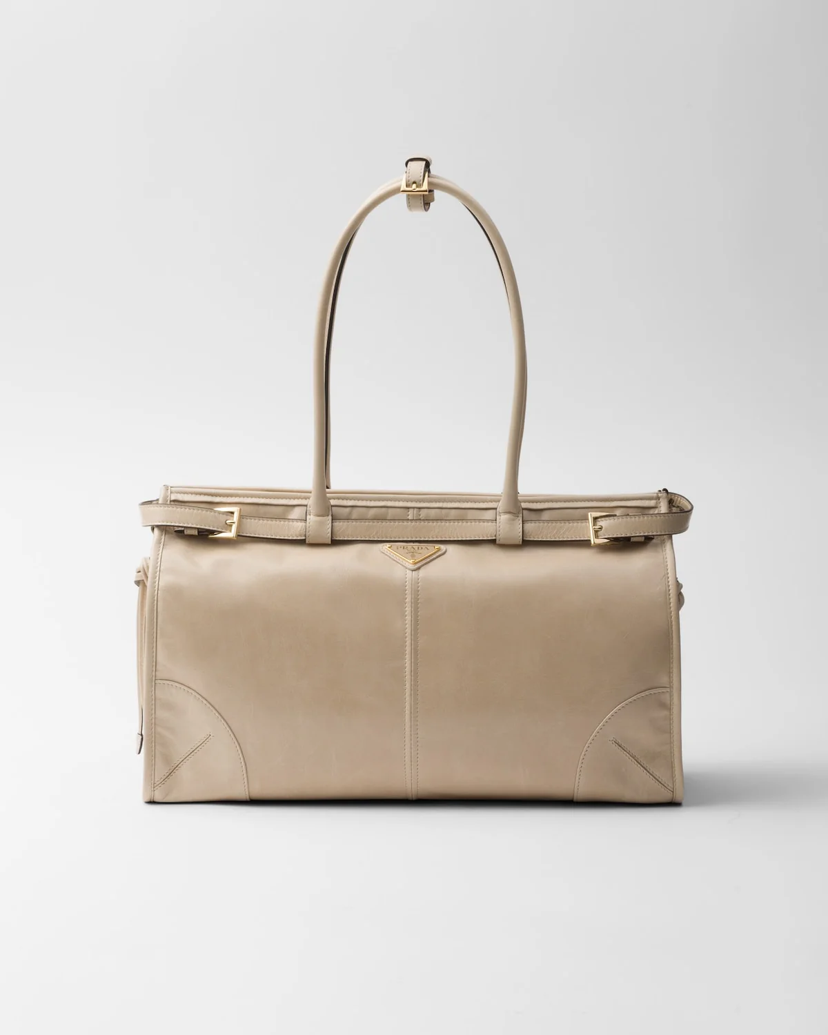 Prada Bonnie large leather handbag - Image 9