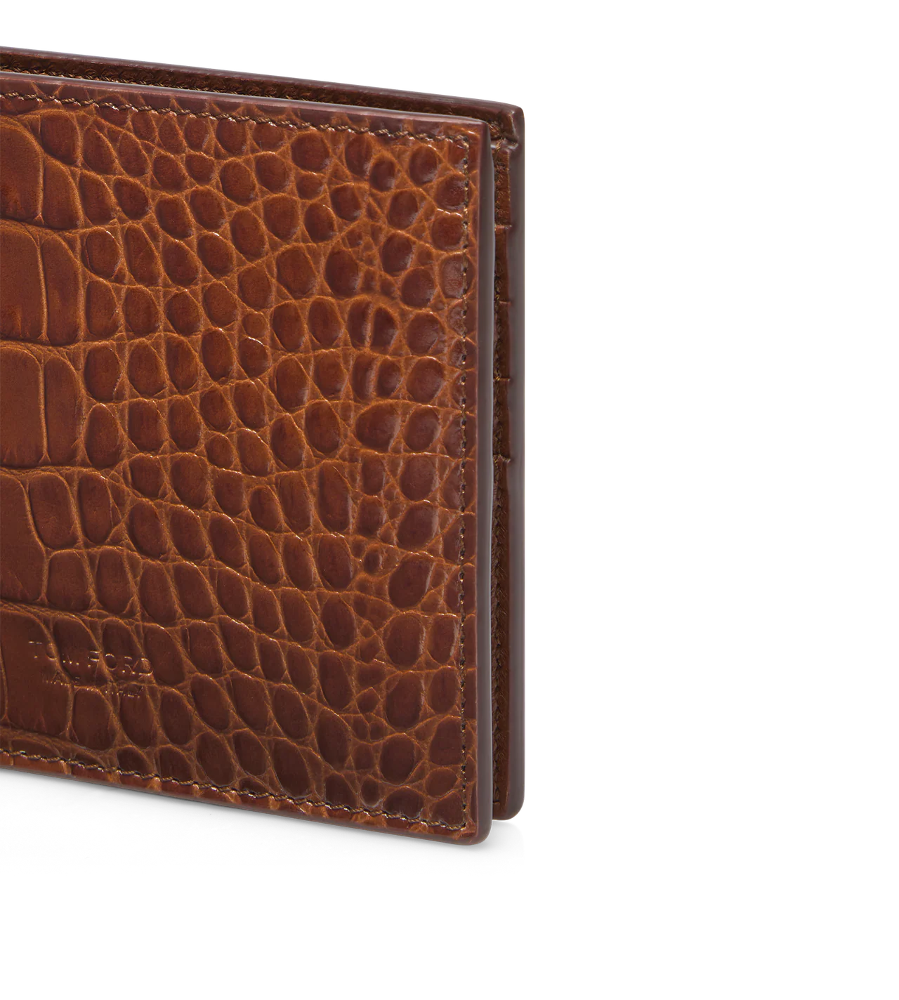 Printed Croc Classic Bifold Wallet - Image 4