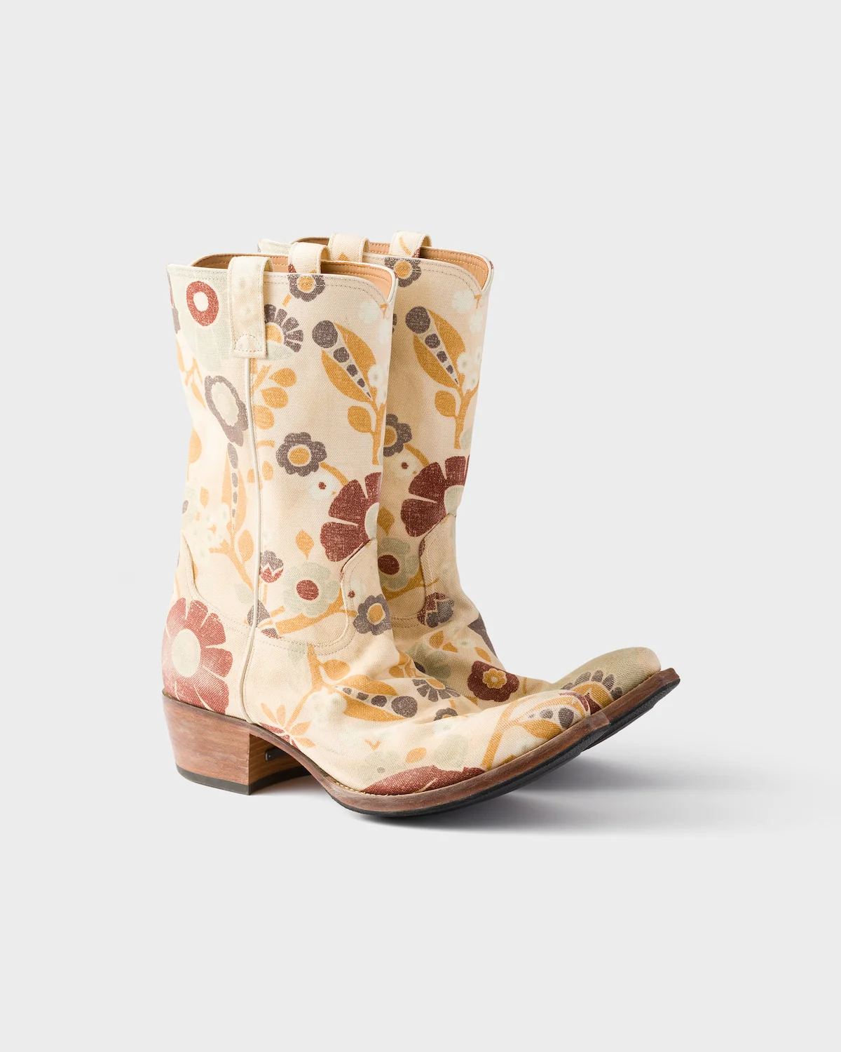 Printed Fabric Boots - Image 4