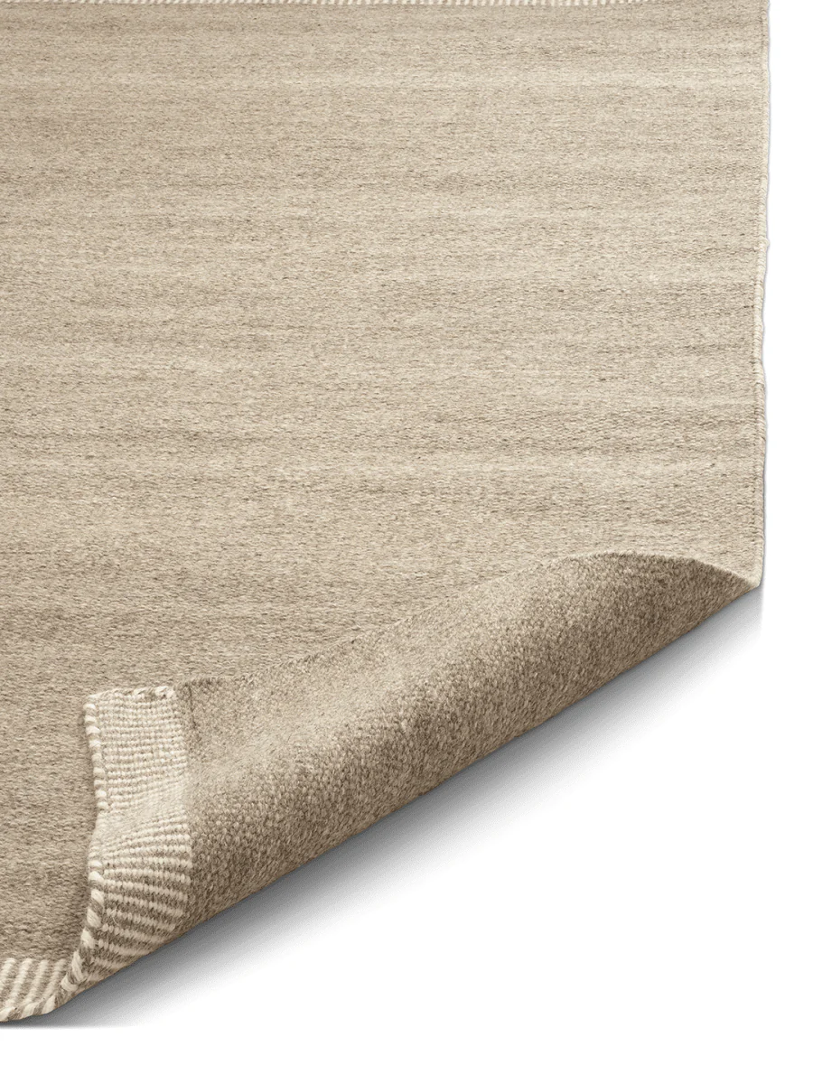 Pure Wool Rug Natural Beige - Image 2