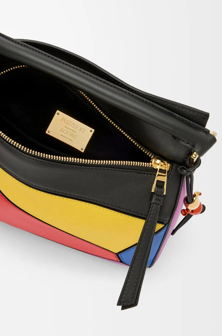 Puzzle 10 Multicolour Re-Edition Bag In Classic Calfskin - Image 4