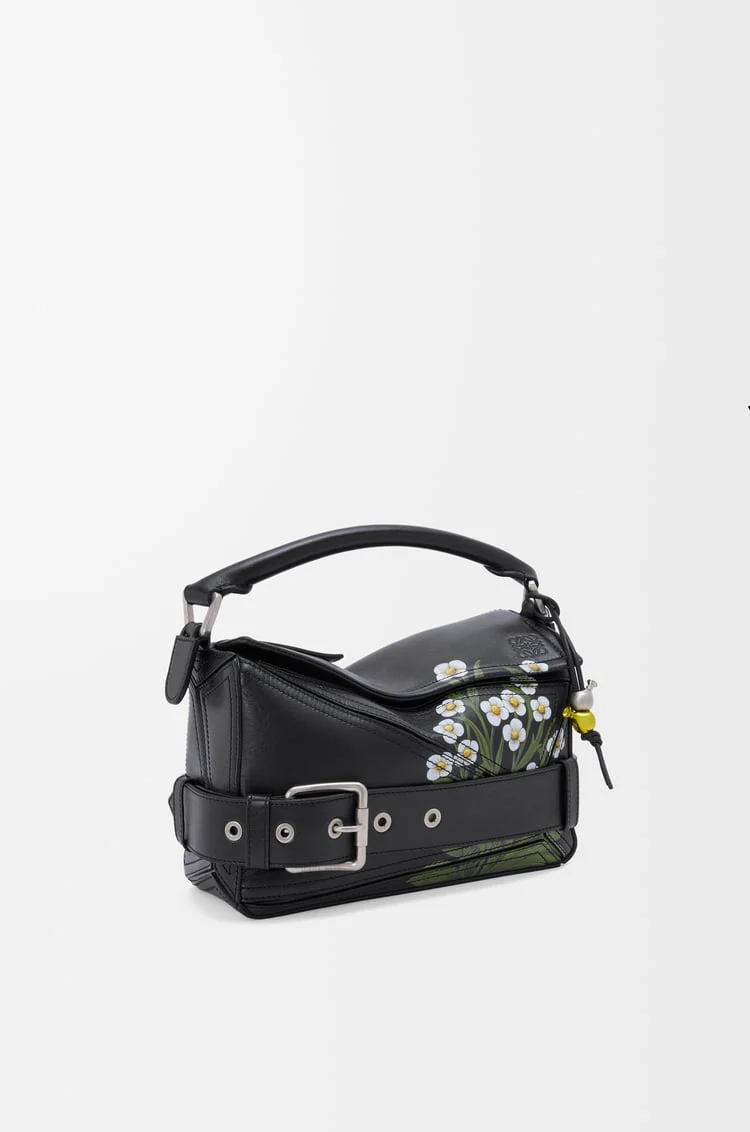 Puzzle 10 William Morris Re-edition Bag In Shiny Calfskin - Image 2