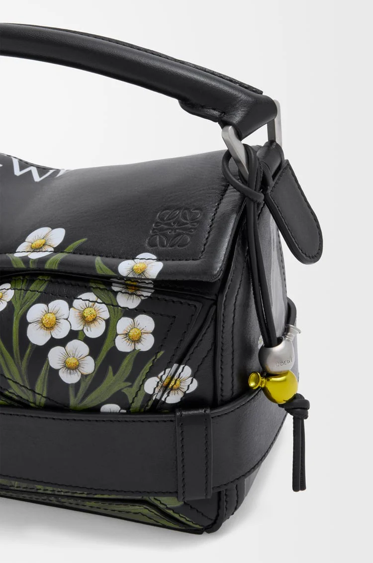 Puzzle 10 William Morris Re-edition Bag In Shiny Calfskin - Image 4
