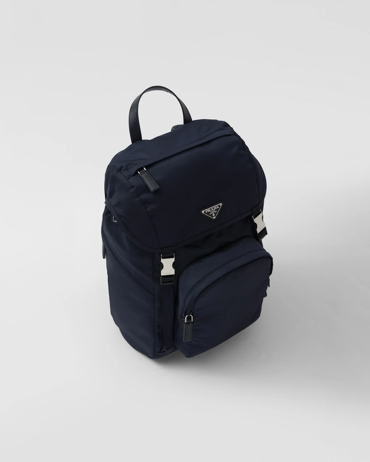 Re-Nylon And Saffiano Leather Backpack - Image 4