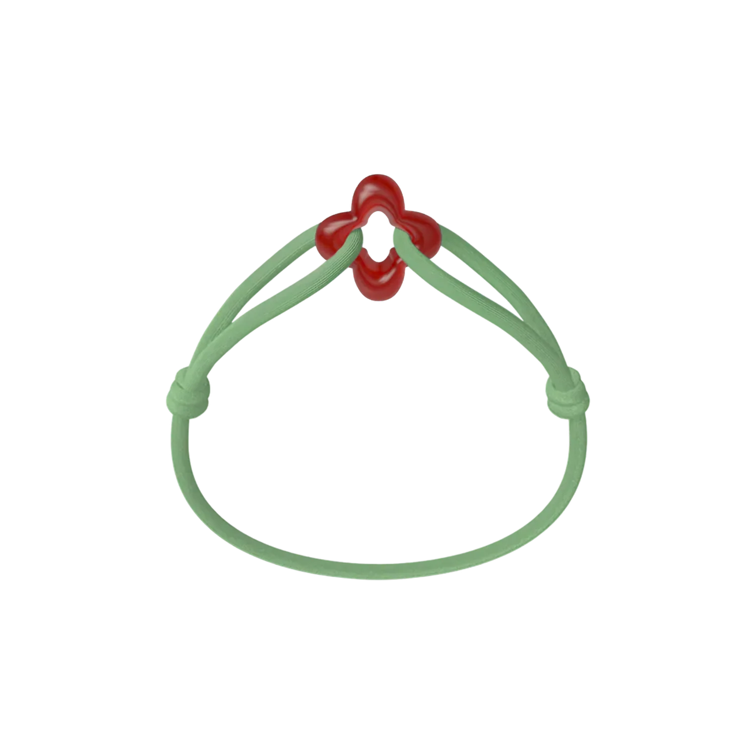 Red Clover Cord Bracelet - Image 24