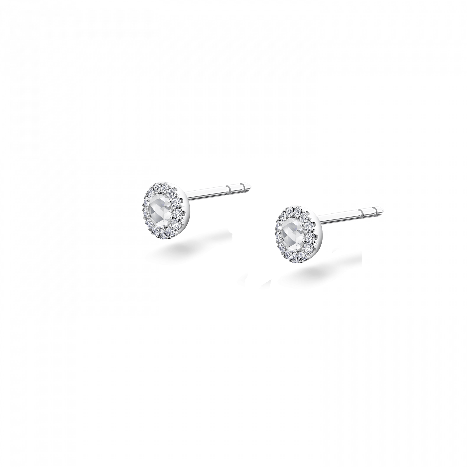 Rose Cut Stud Earrings - Image 2