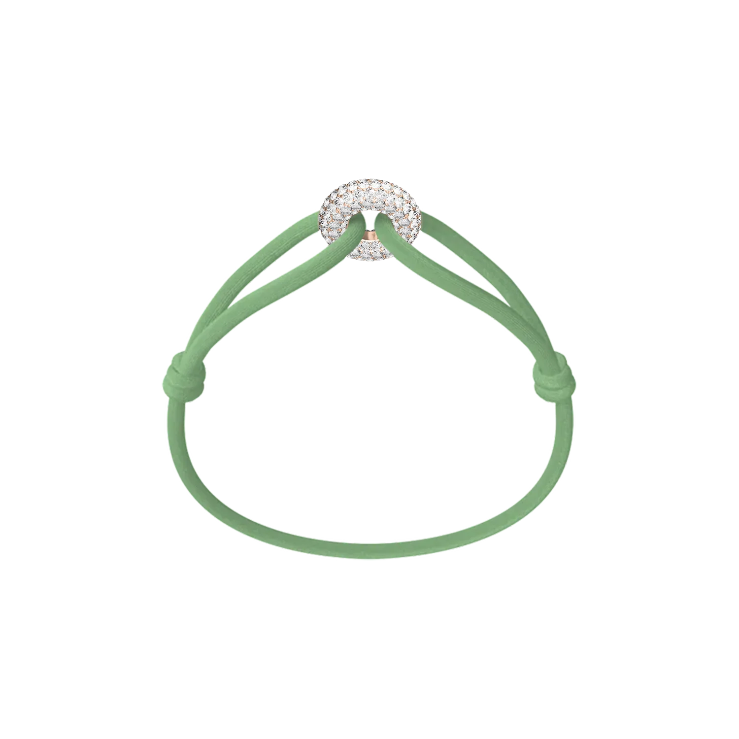Rose Soho Pavé Cord Bracelet - Image 11
