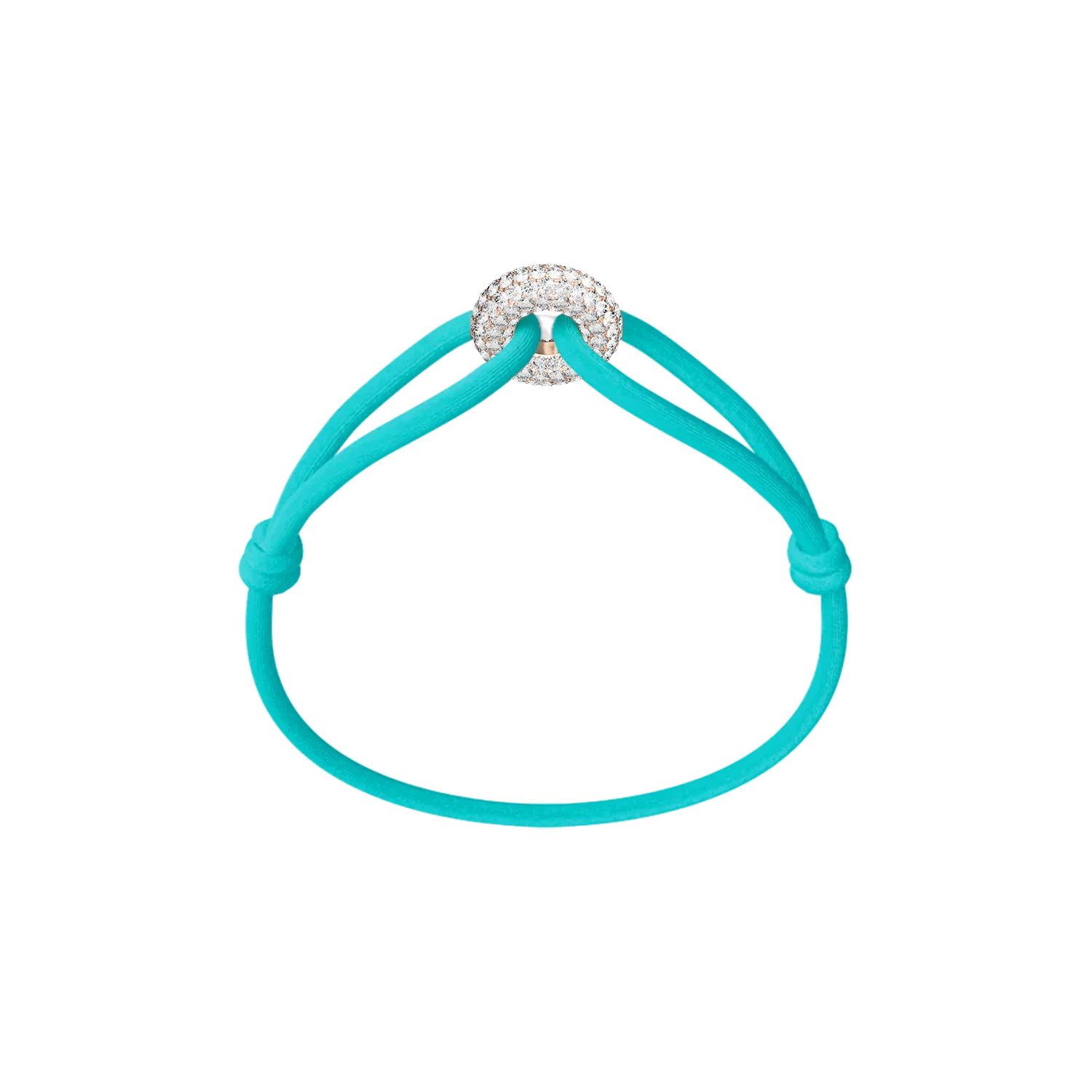 Rose Soho Pavé Cord Bracelet - Image 3