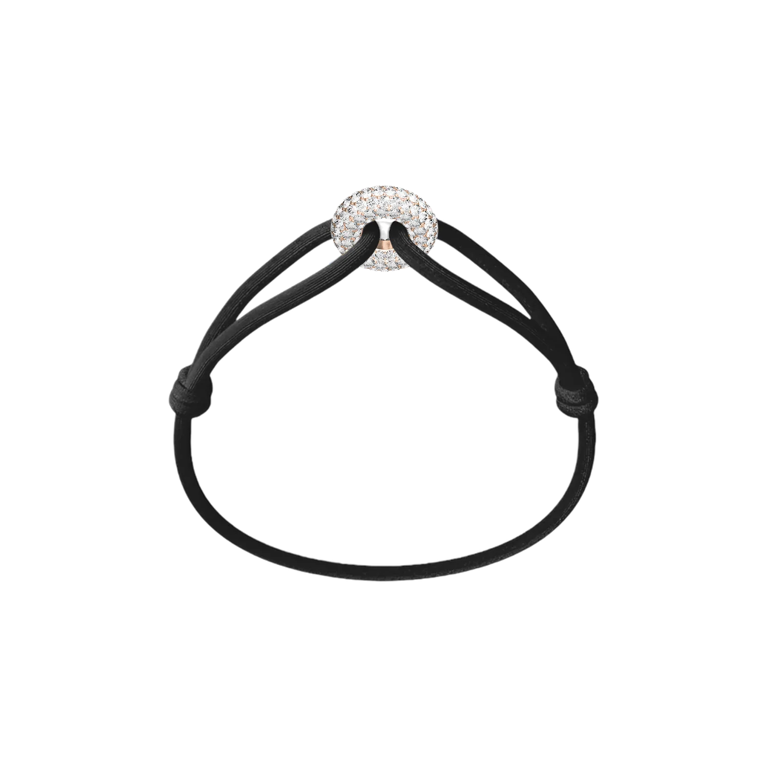 Rose Soho Pavé Cord Bracelet - Image 4